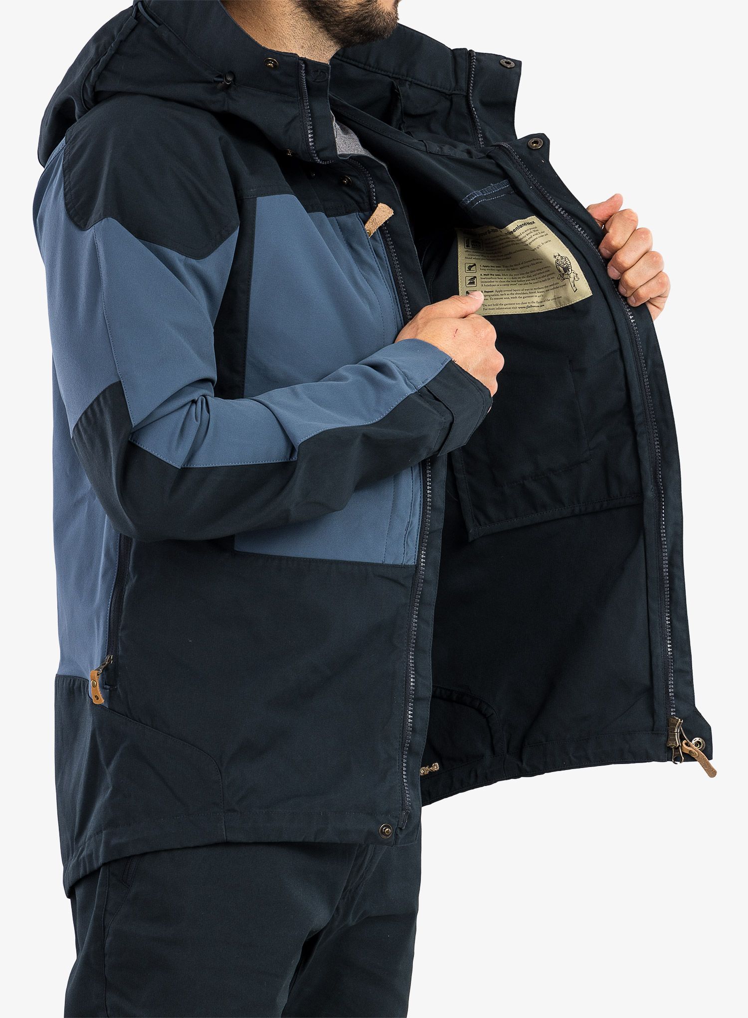 Moška jakna Fjallraven Keb Jacket - dark navy/uncle blue