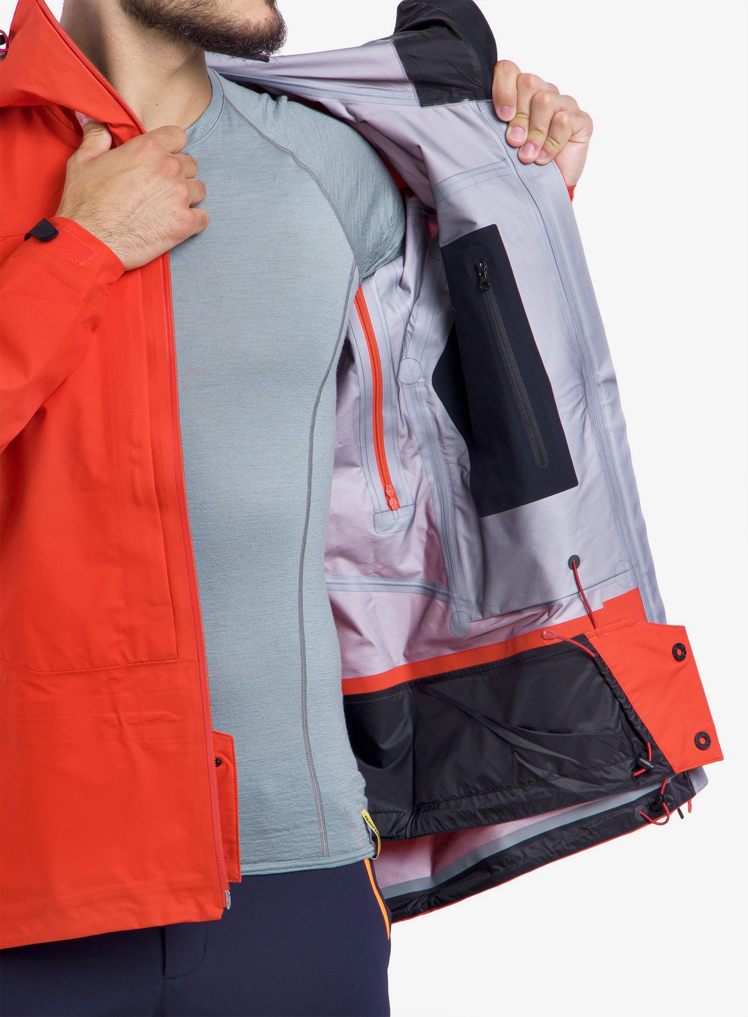 GORE-TEX jakna BlackYak Brangus Jacket - fiery red