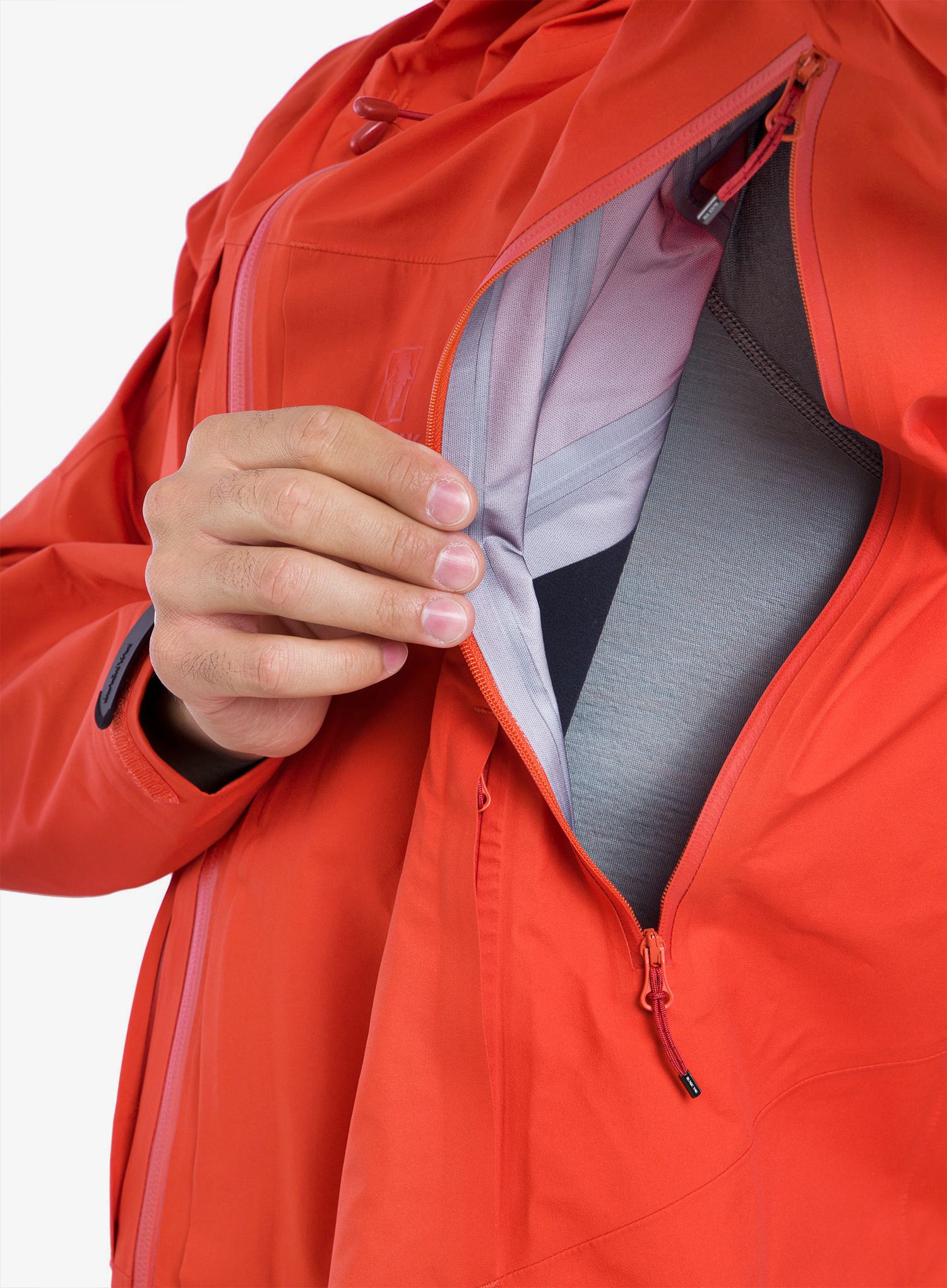 GORE-TEX jakna BlackYak Brangus Jacket - fiery red