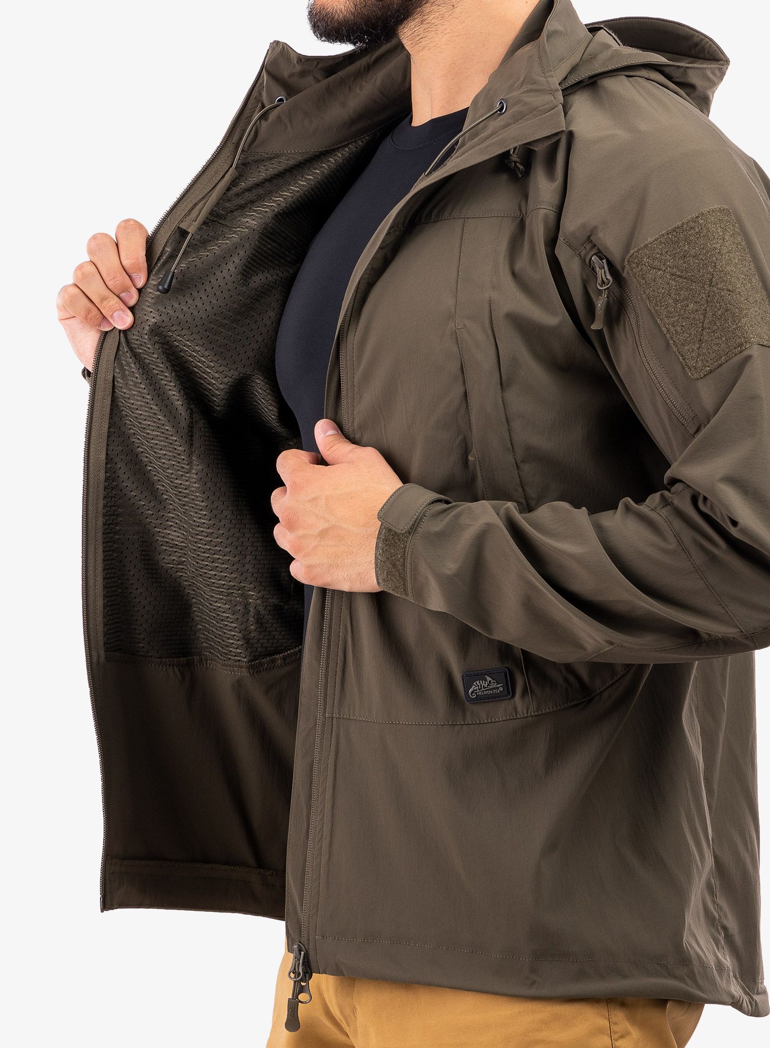 Moška jakna Helikon-Tex Blizzard - StormStretch - taiga green