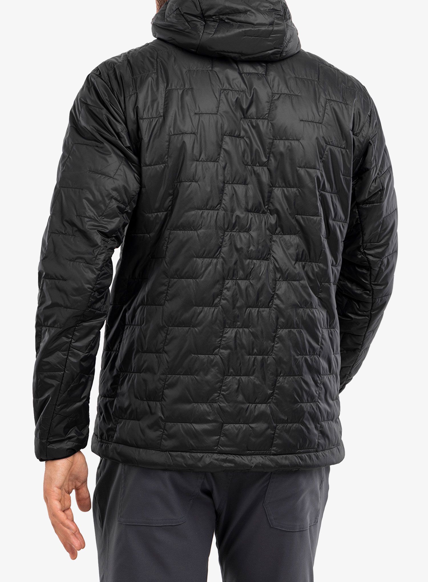 Moška jakna Helly Hansen Lifaloft Hooded Insulator Jacket - black matte