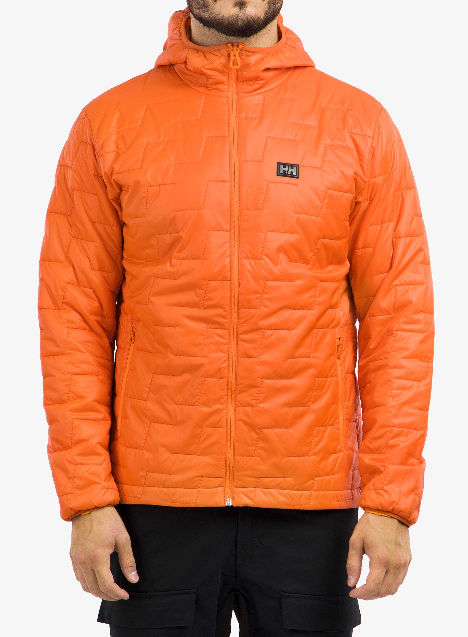 Moška jakna Helly Hansen Lifaloft Hooded Insulator Jacket - patrol orange
