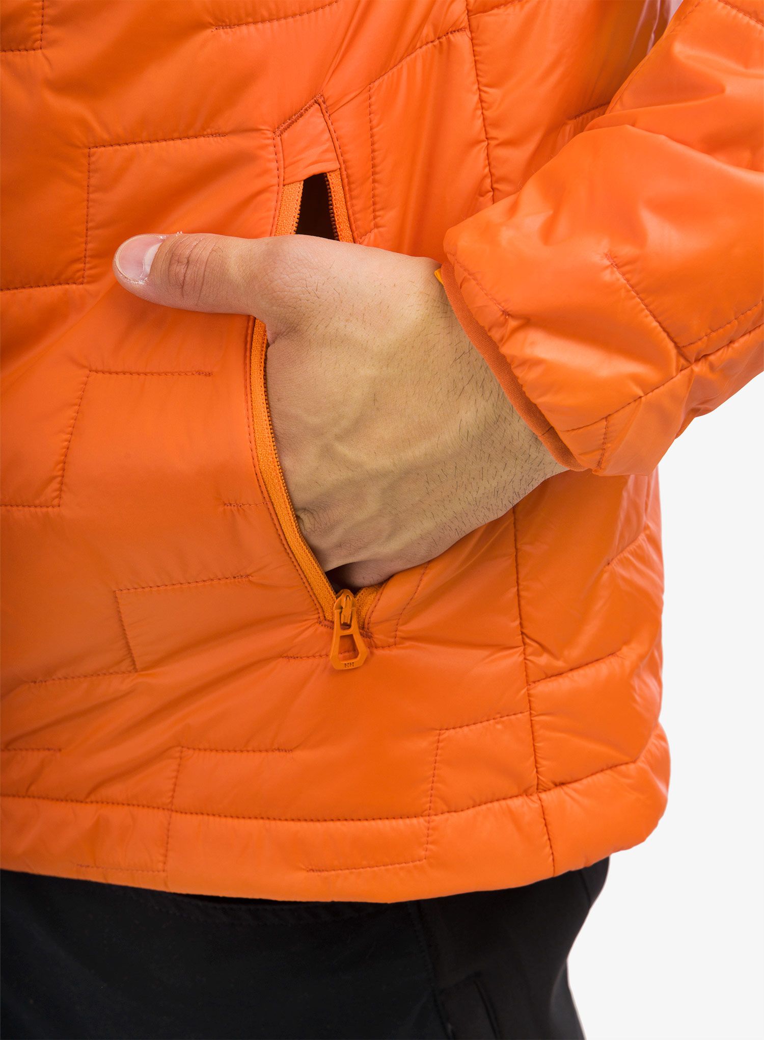 Moška jakna Helly Hansen Lifaloft Hooded Insulator Jacket - patrol orange