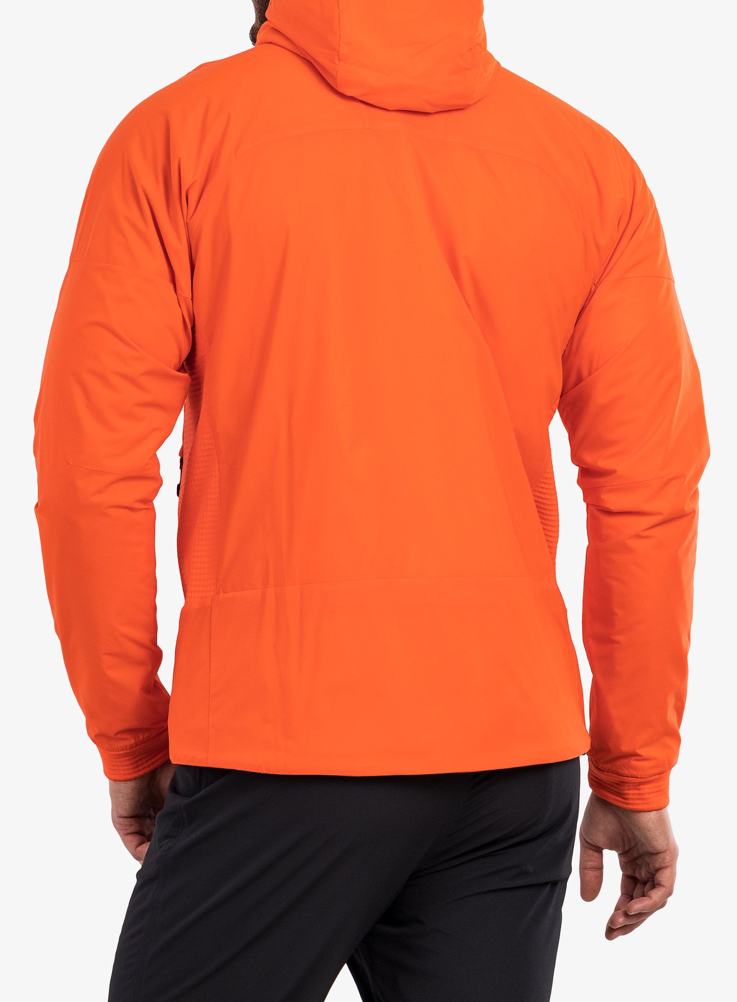 Sintetična jakna Marmot Novus LT Hybrid Hoody - red sun/red sun