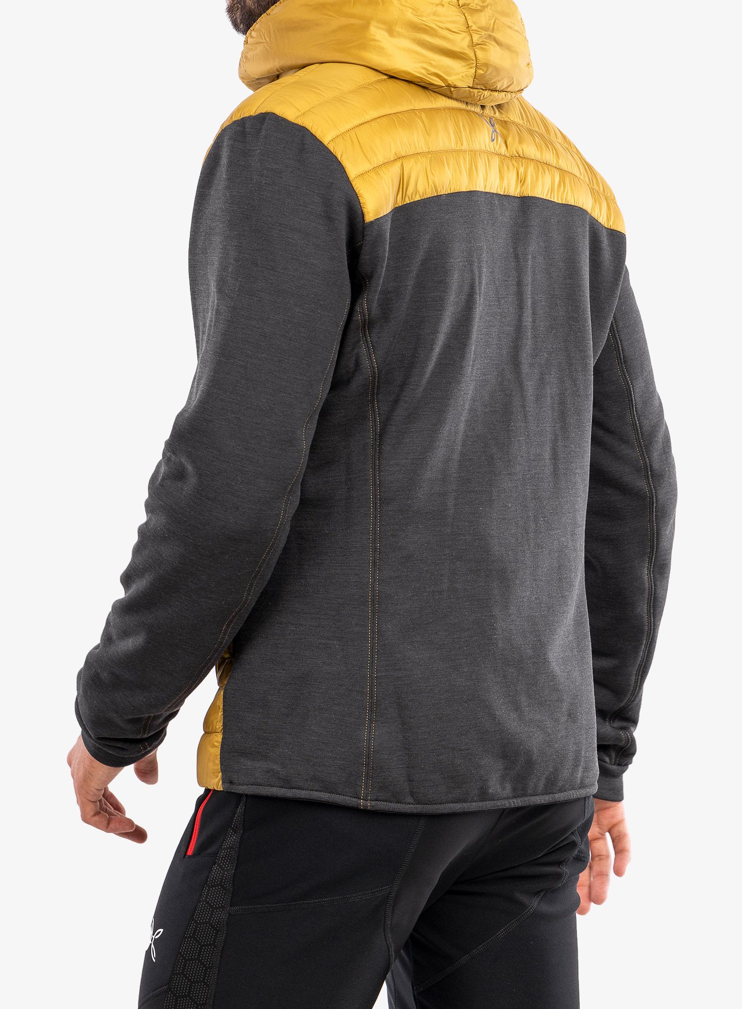 Hibridna jakna Montura Wool Essential Hoody Jacket - gold