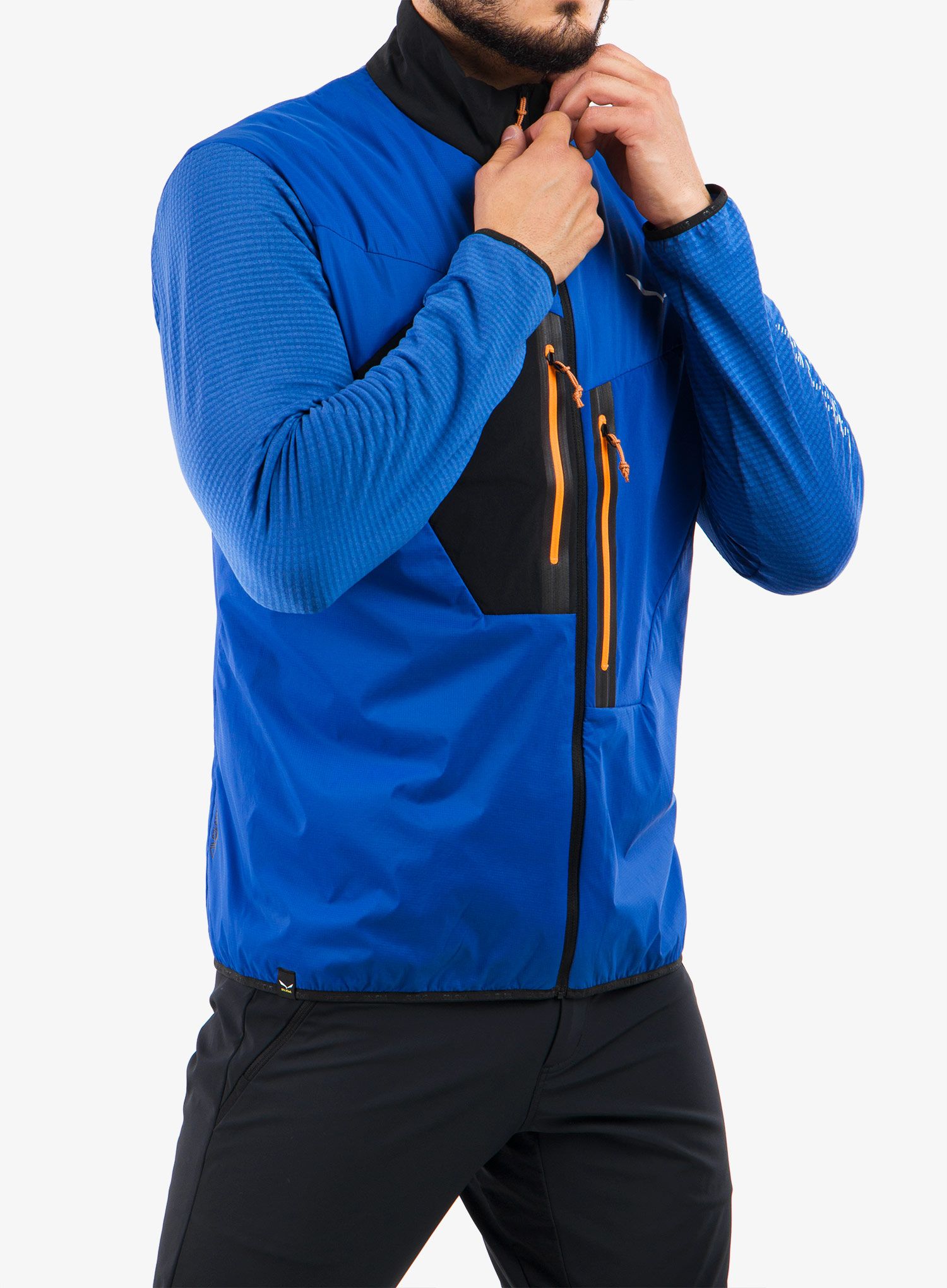 Hibridna jakna Salewa Pedroc Hybrid 2 PTC Alpha Jacket - electric