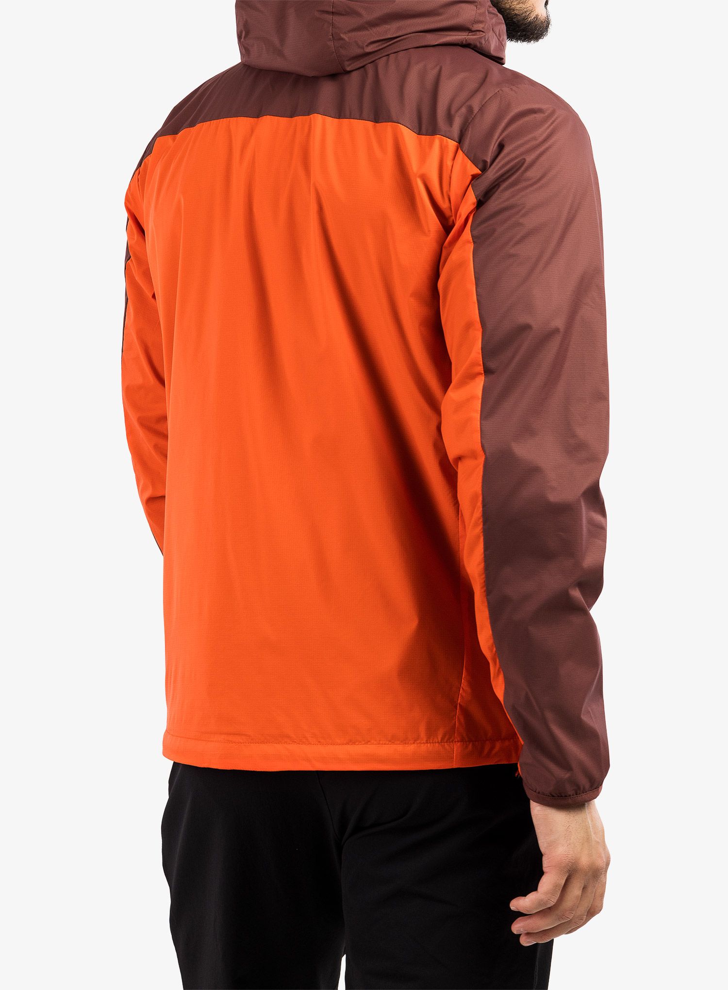 Moška jakna Marmot Ether DriClime Hoody - whiskey brown/red sun