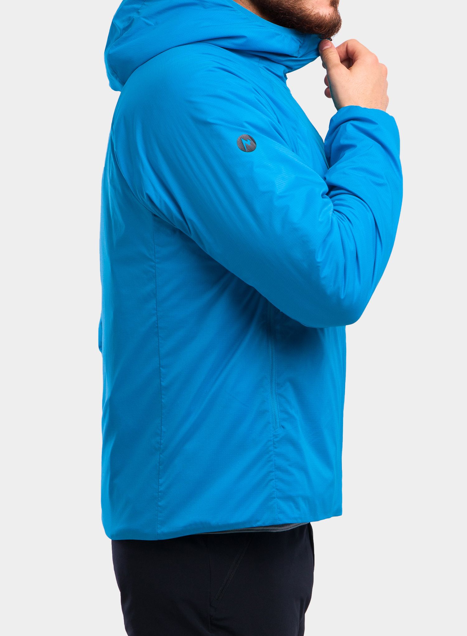 Moška jakna Marmot WarmCube Novus Hoody - saxon blue