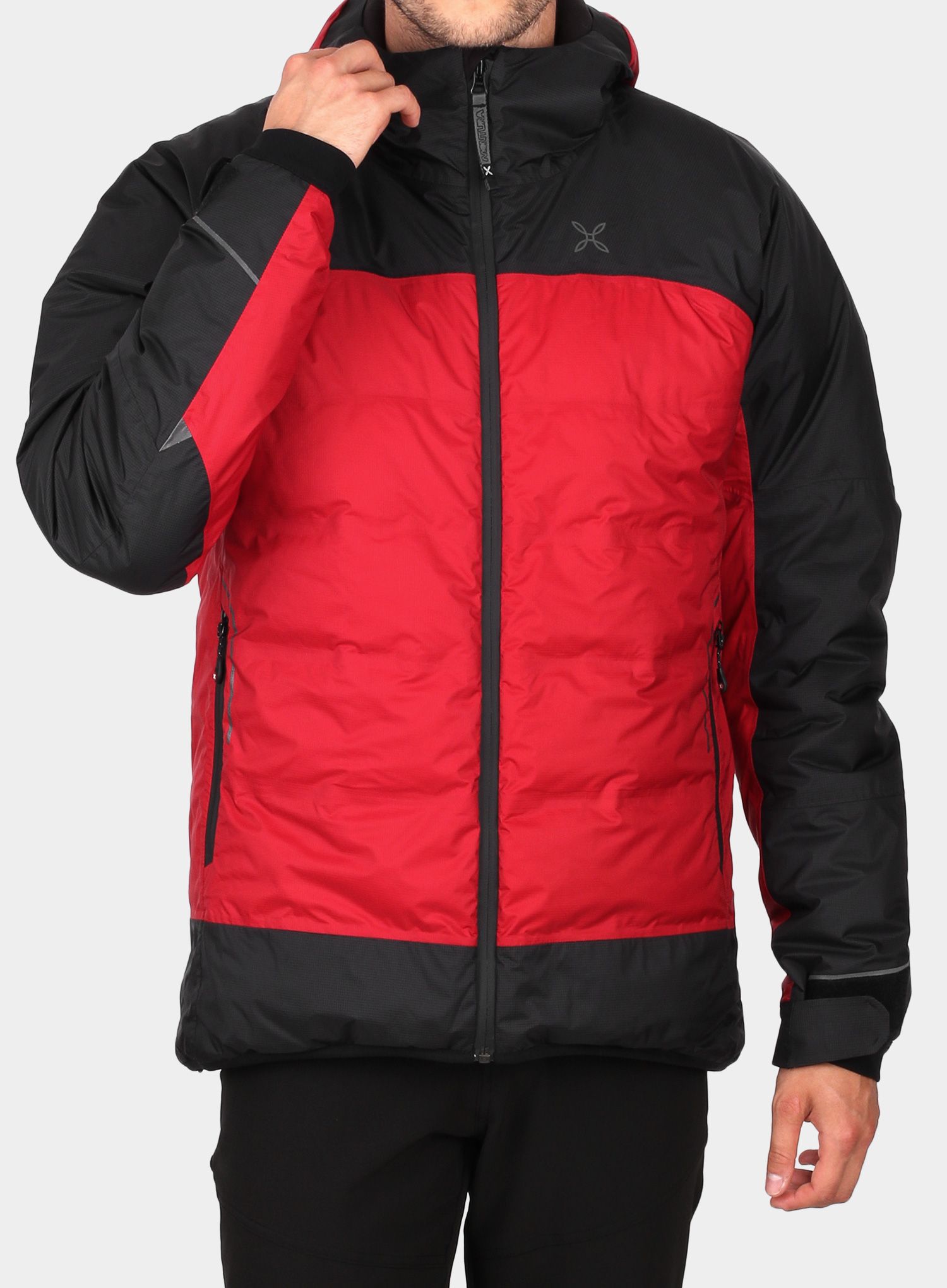 Moška zimska jakna Montura Manaslu WP Duvet - red/black