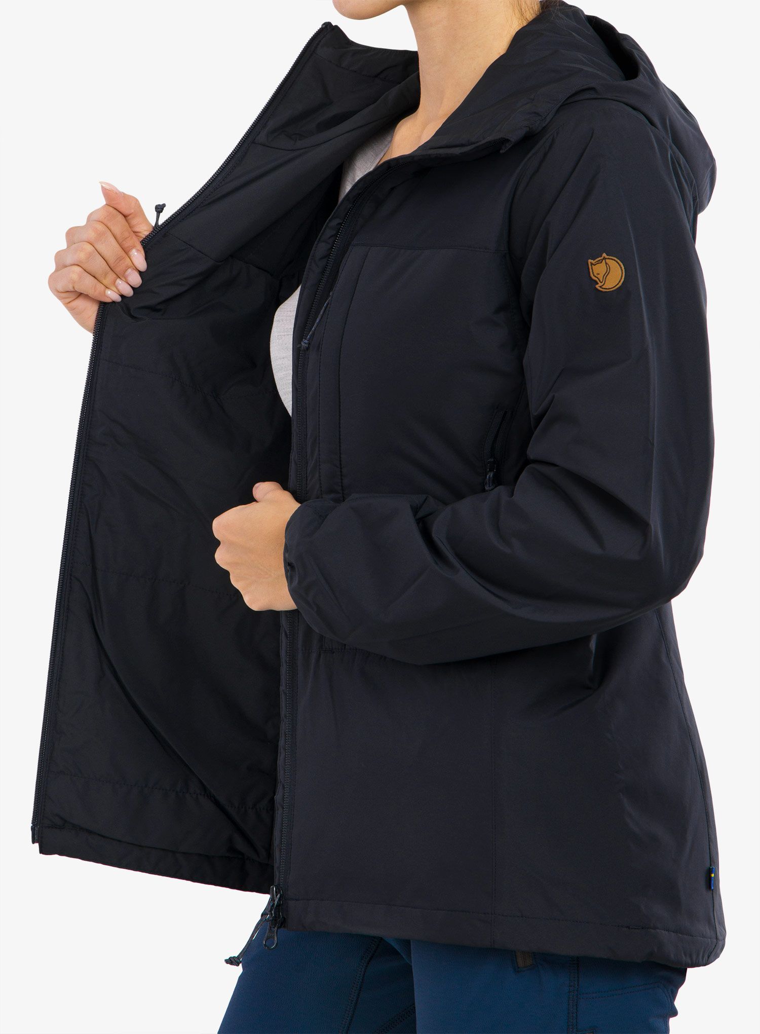 Sintetična jakna Fjallraven Keb Wool Padded Jacket - dark navy