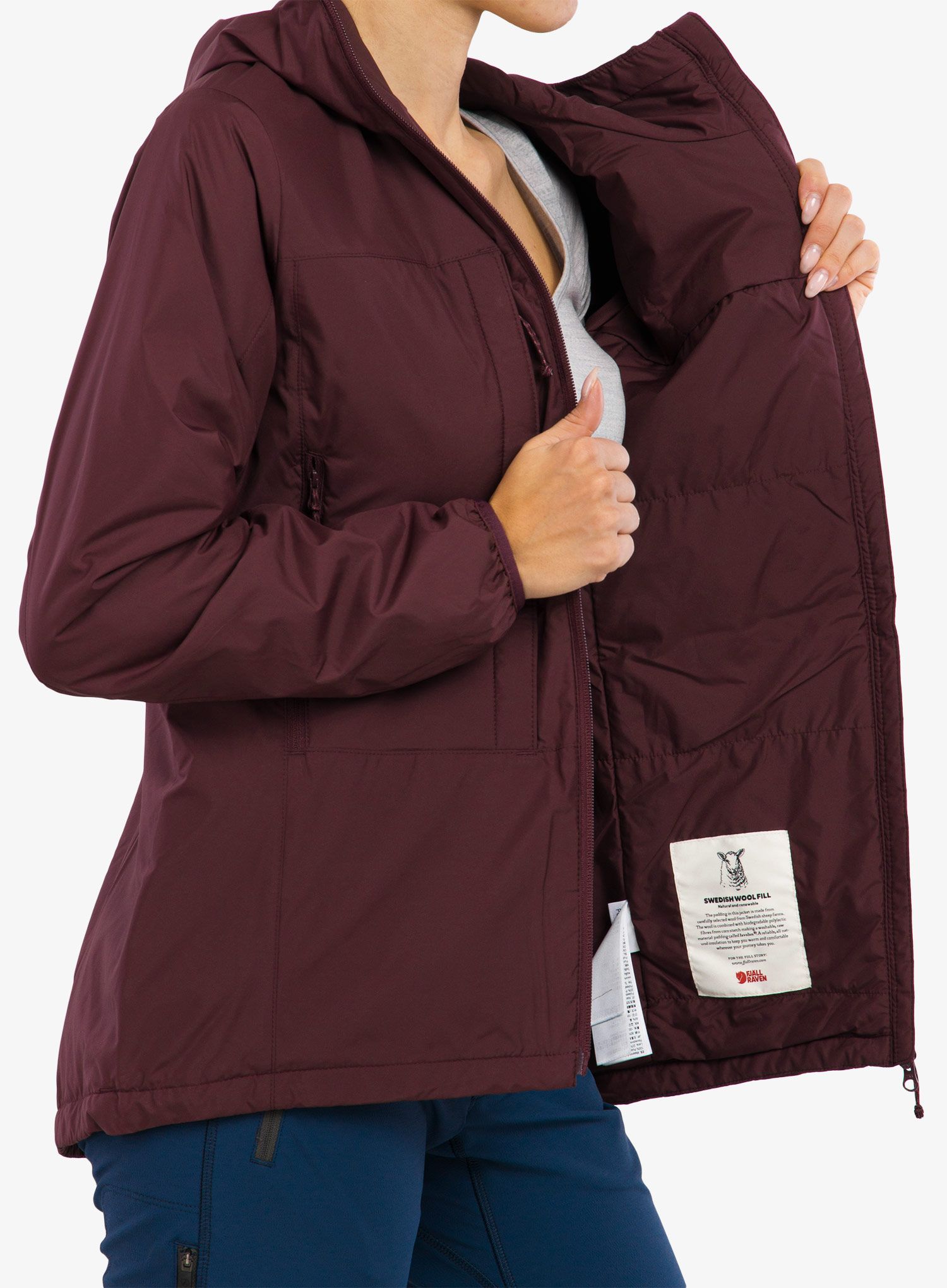Sintetična jakna Fjallraven Keb Wool Padded Jacket  - port