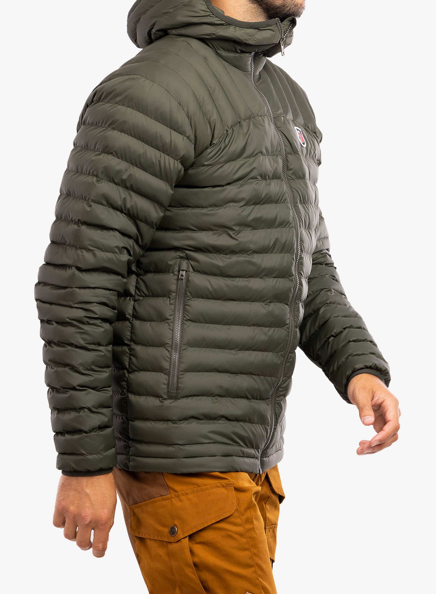 Sintetična jakna Fjallraven Expedition Latt Hoodie - deep forest