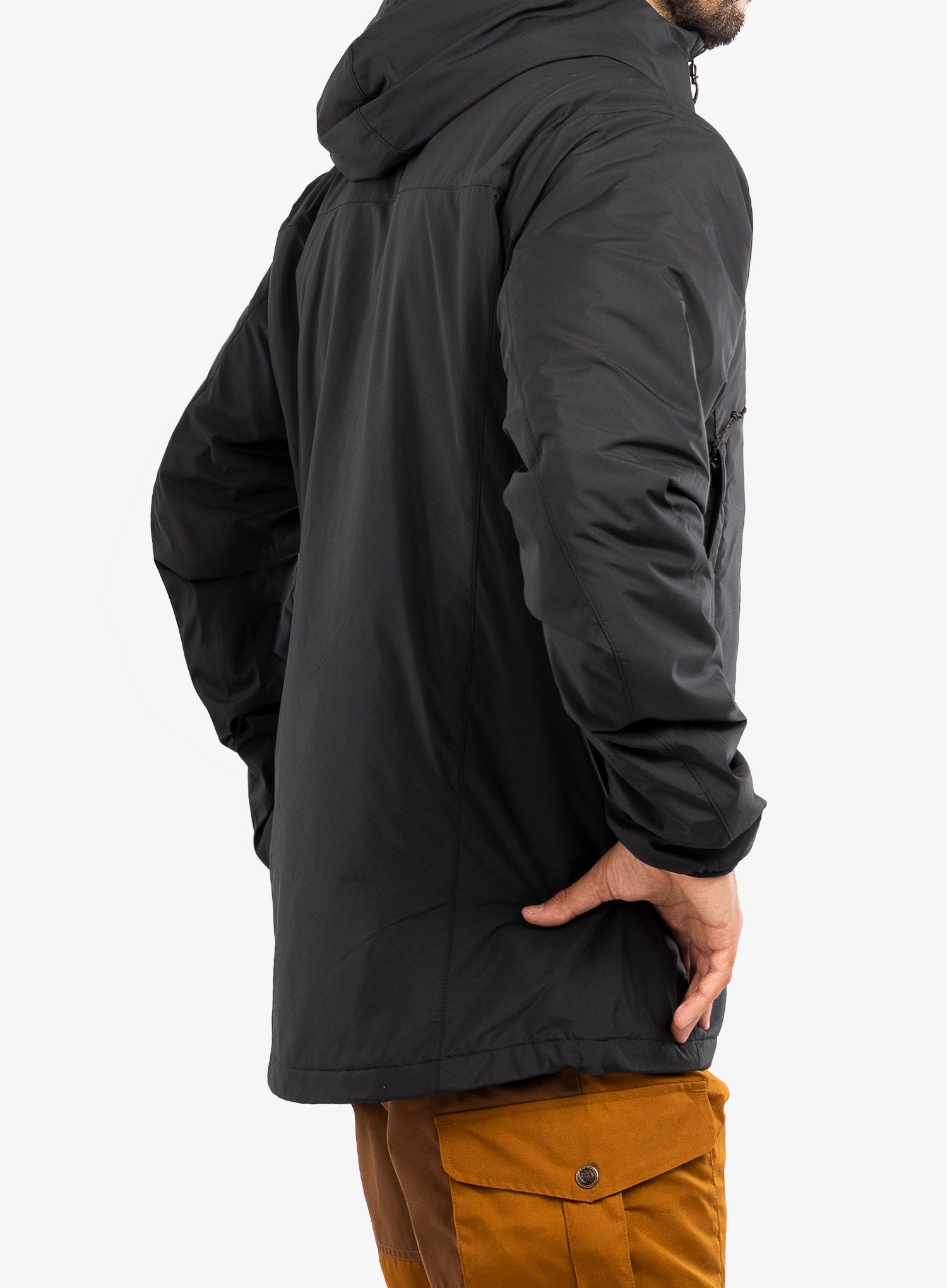 Sintetična jakna Fjallraven Keb Wool Padded Jacket - black