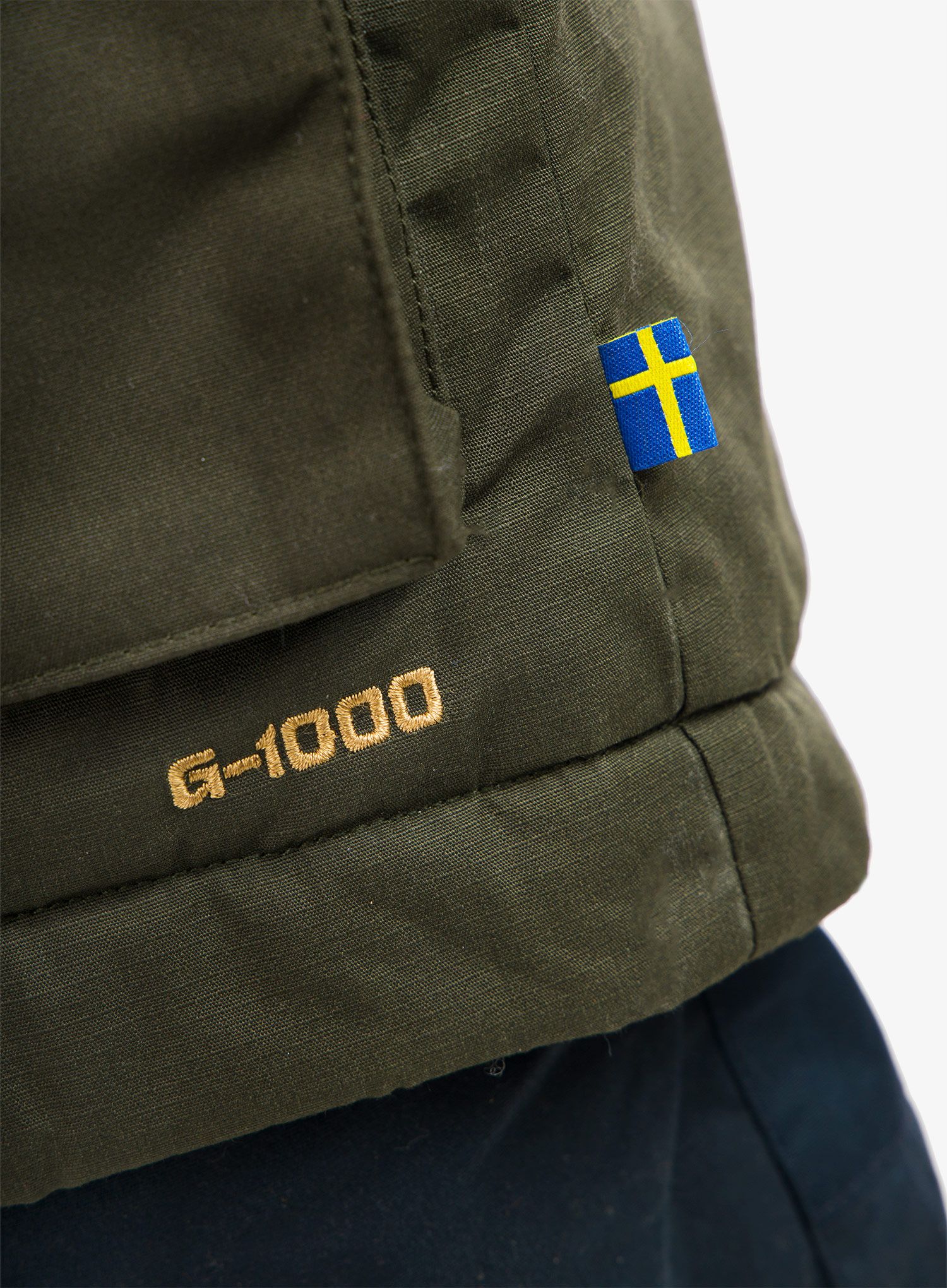 Sintetična jakna Fjallraven Singi Wool Padded Parka - deep forest