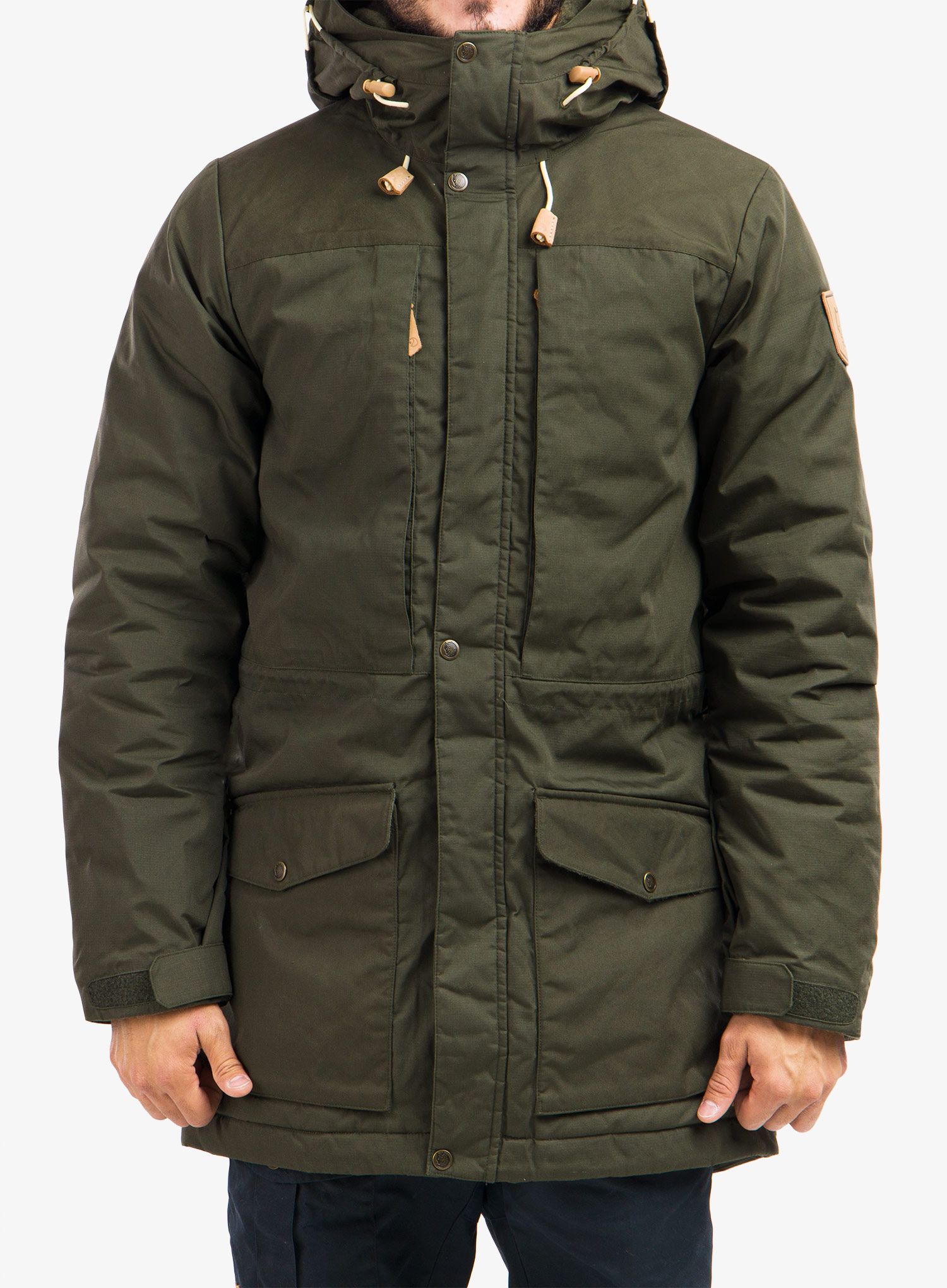 Sintetična jakna Fjallraven Singi Wool Padded Parka - deep forest