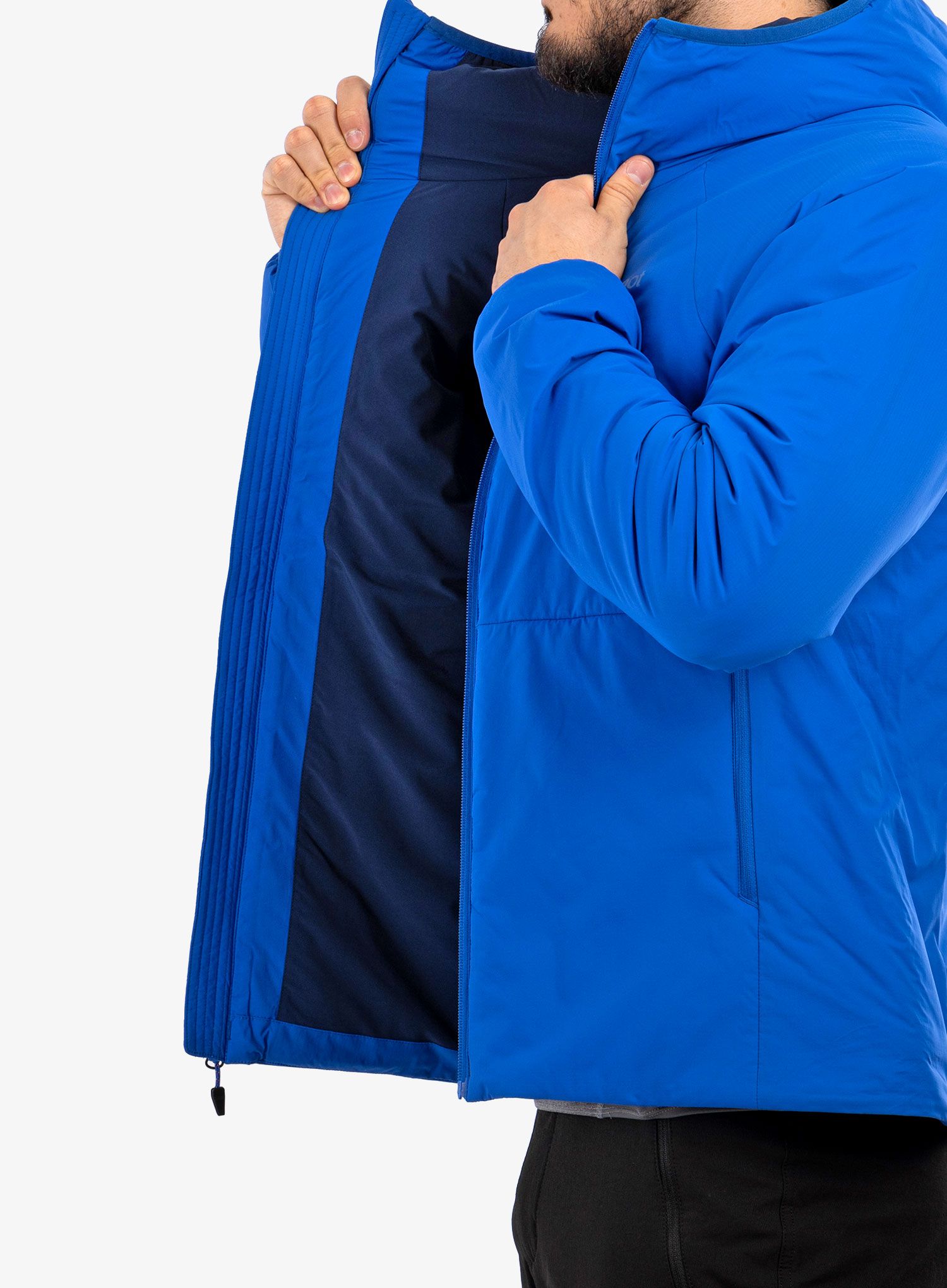 Sintetična jakna Marmot Novus Hoody - dark azure