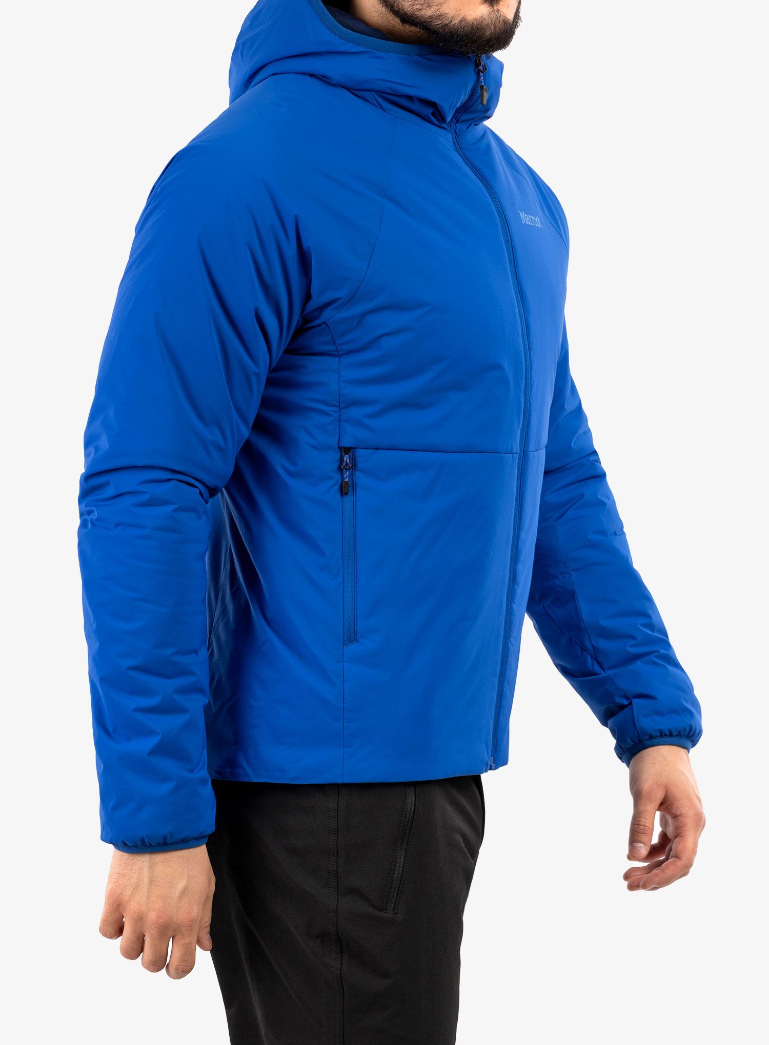 Sintetična jakna Marmot Novus Hoody - dark azure