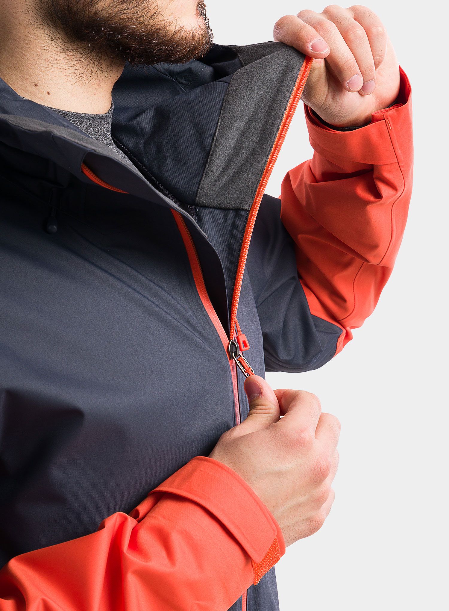 Smučarska jakna Patagonia Snowshot Jacket - smolder blue/metric orange