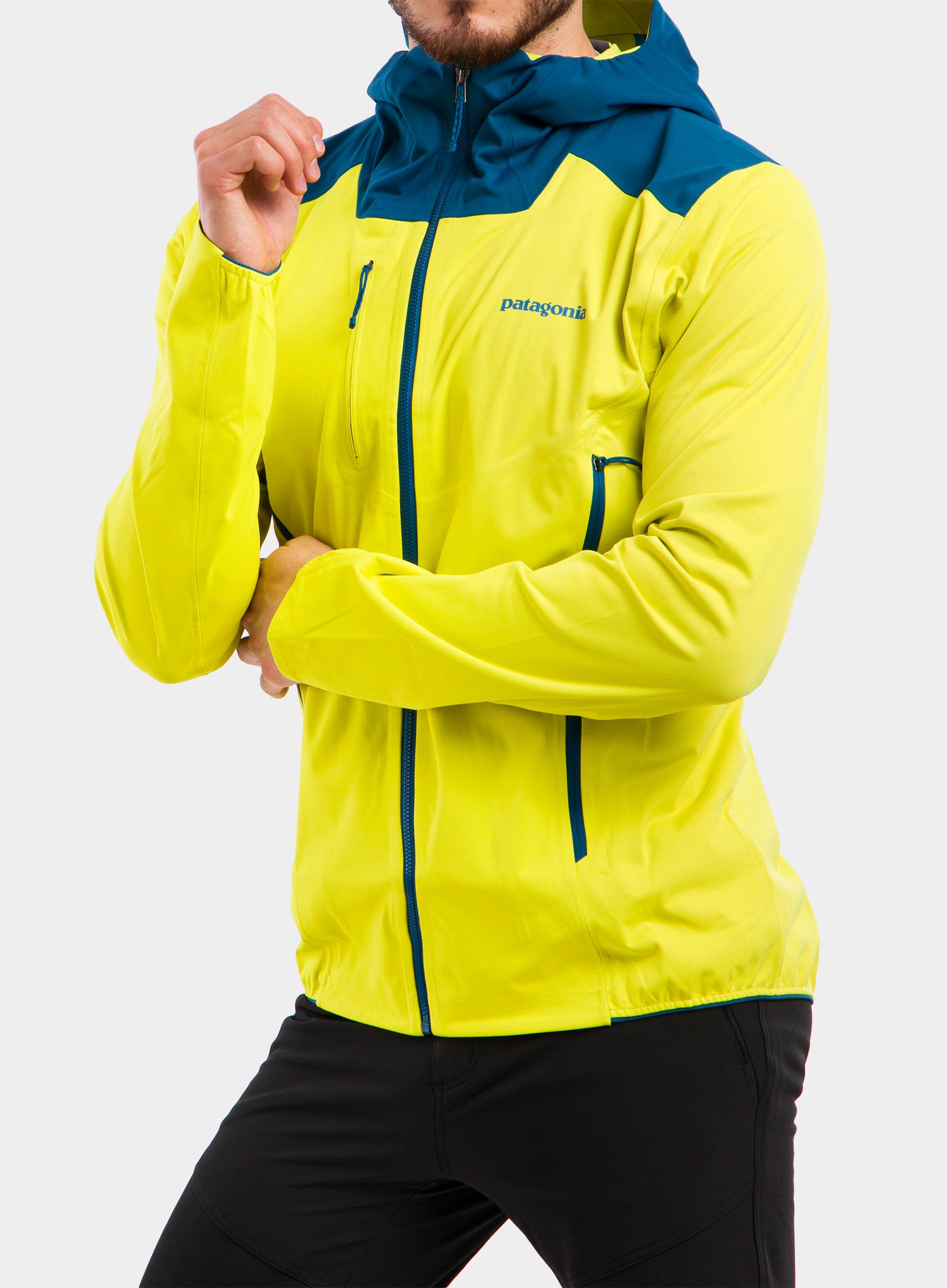 Moška smučarska jakna Patagonia Upstride Jacket - chartreuse