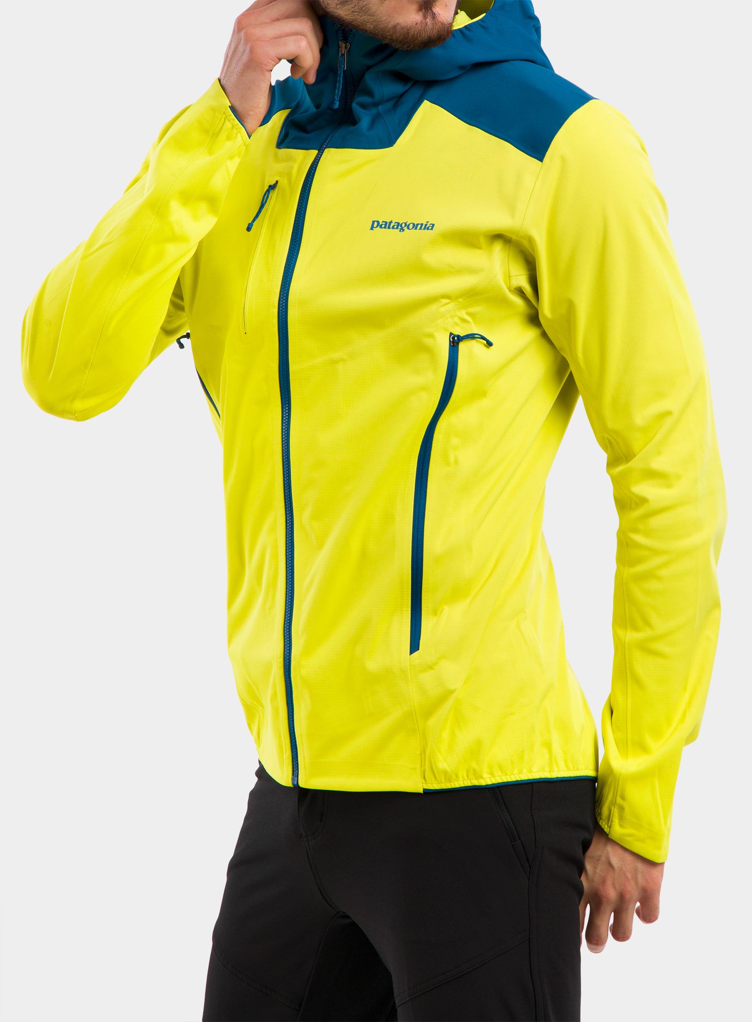 Moška smučarska jakna Patagonia Upstride Jacket - chartreuse