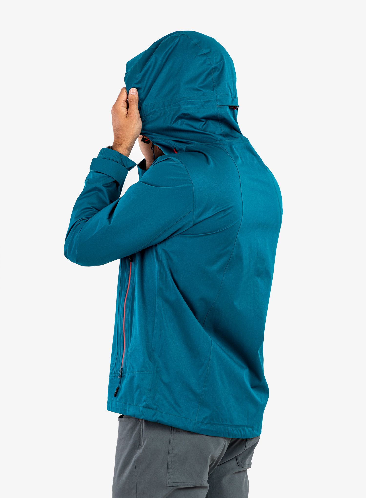 Nepremočljiva jakna CMP Morgan Jacket Fix Hood - deep lake