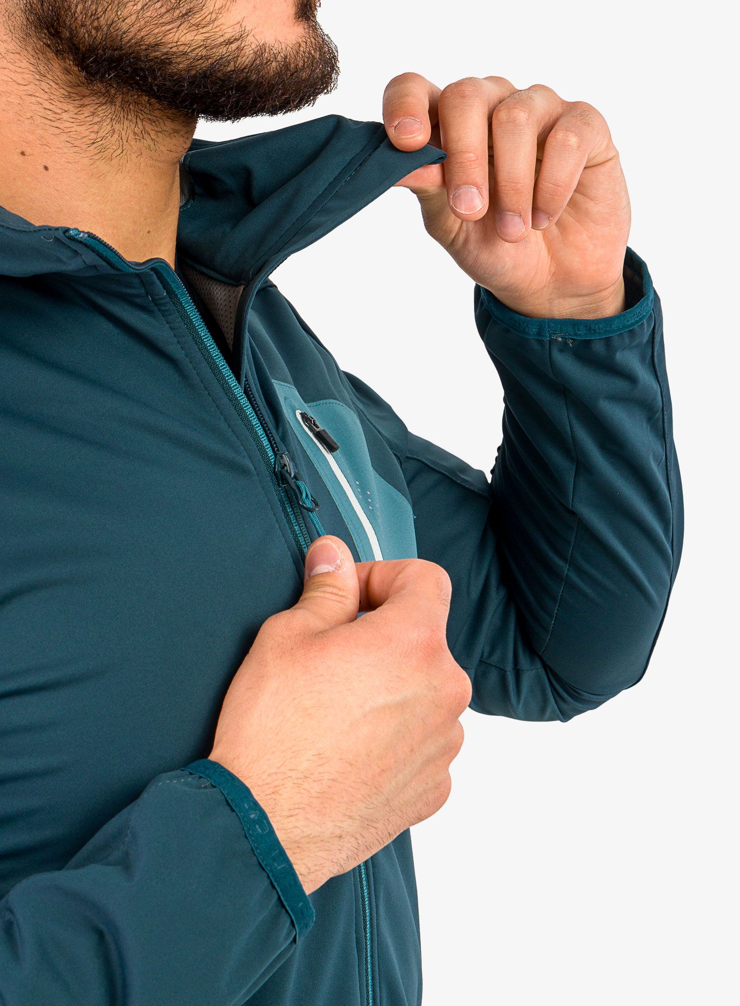 Nepremočljiva jakna CMP Wes Jacket Fix Hood - petrol