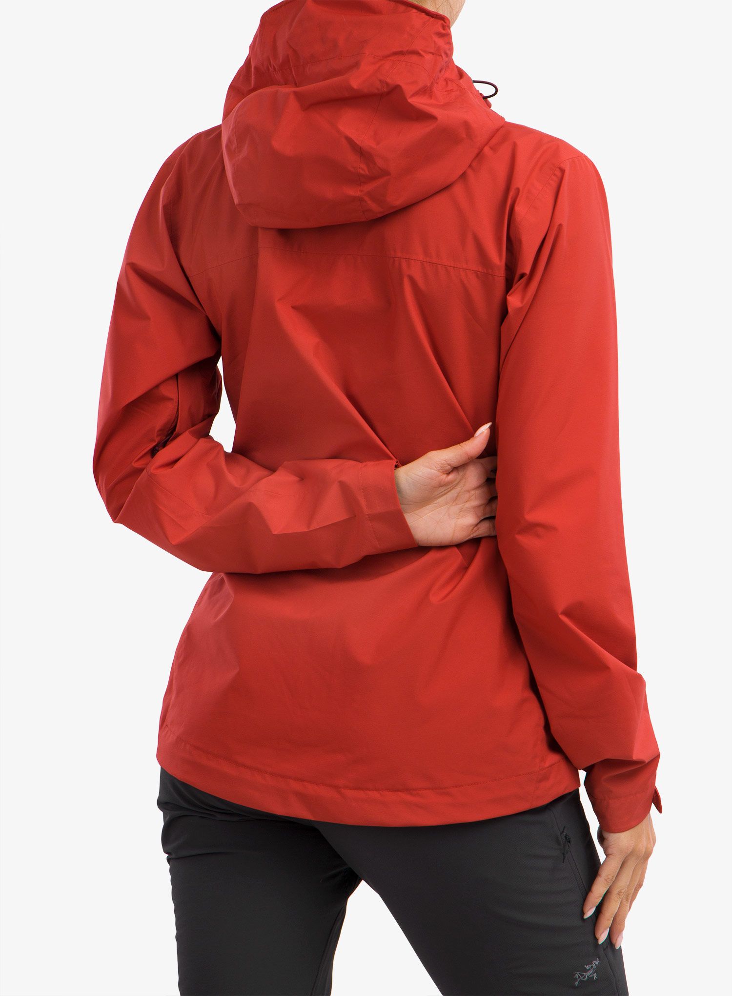 Ženska nepremočljiva jakna Rab Downpour Eco Jacket - ascent red