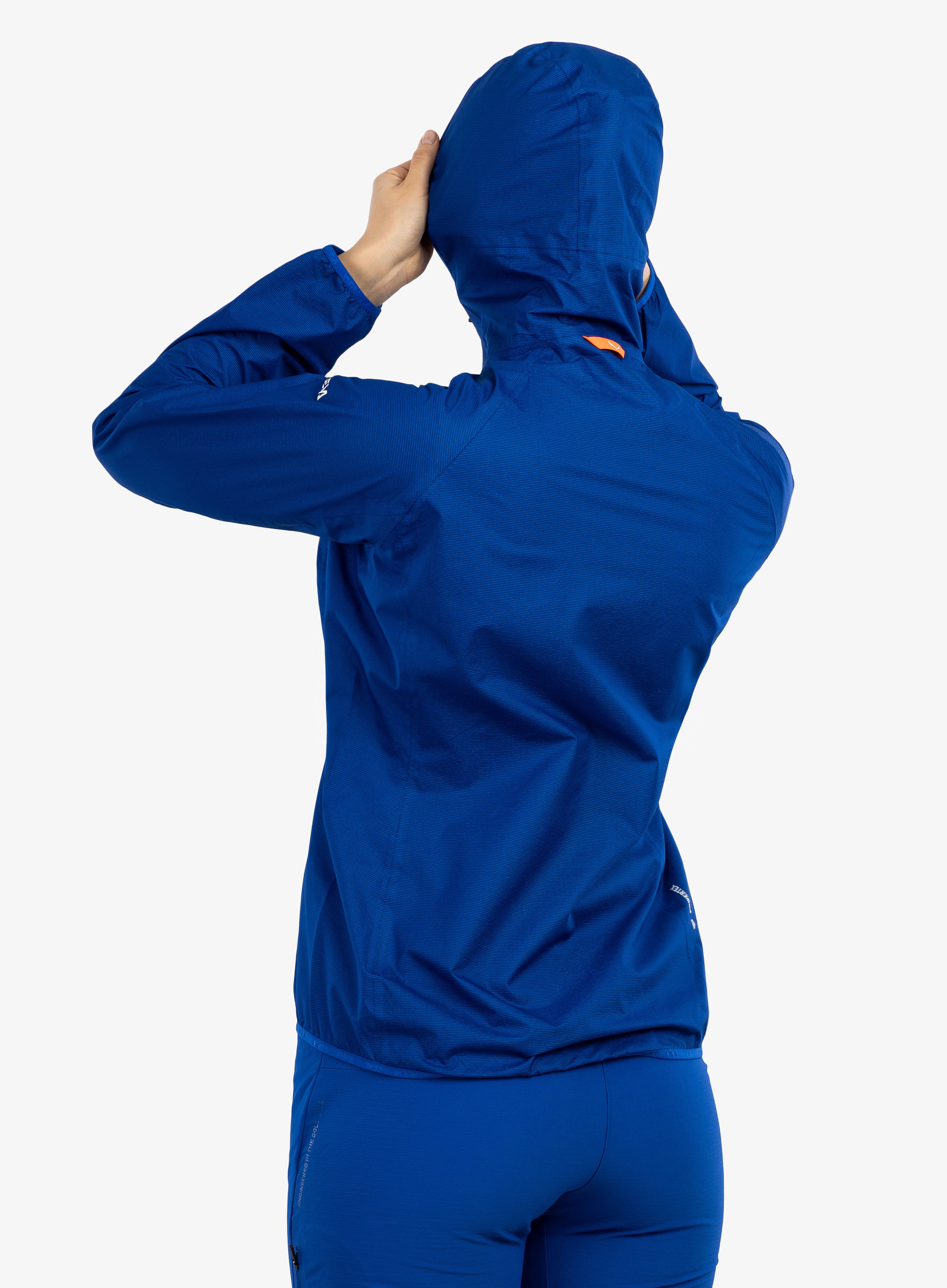 Ženska nepremočljiva jakna Salewa Puez Light PTX Jacket - electric