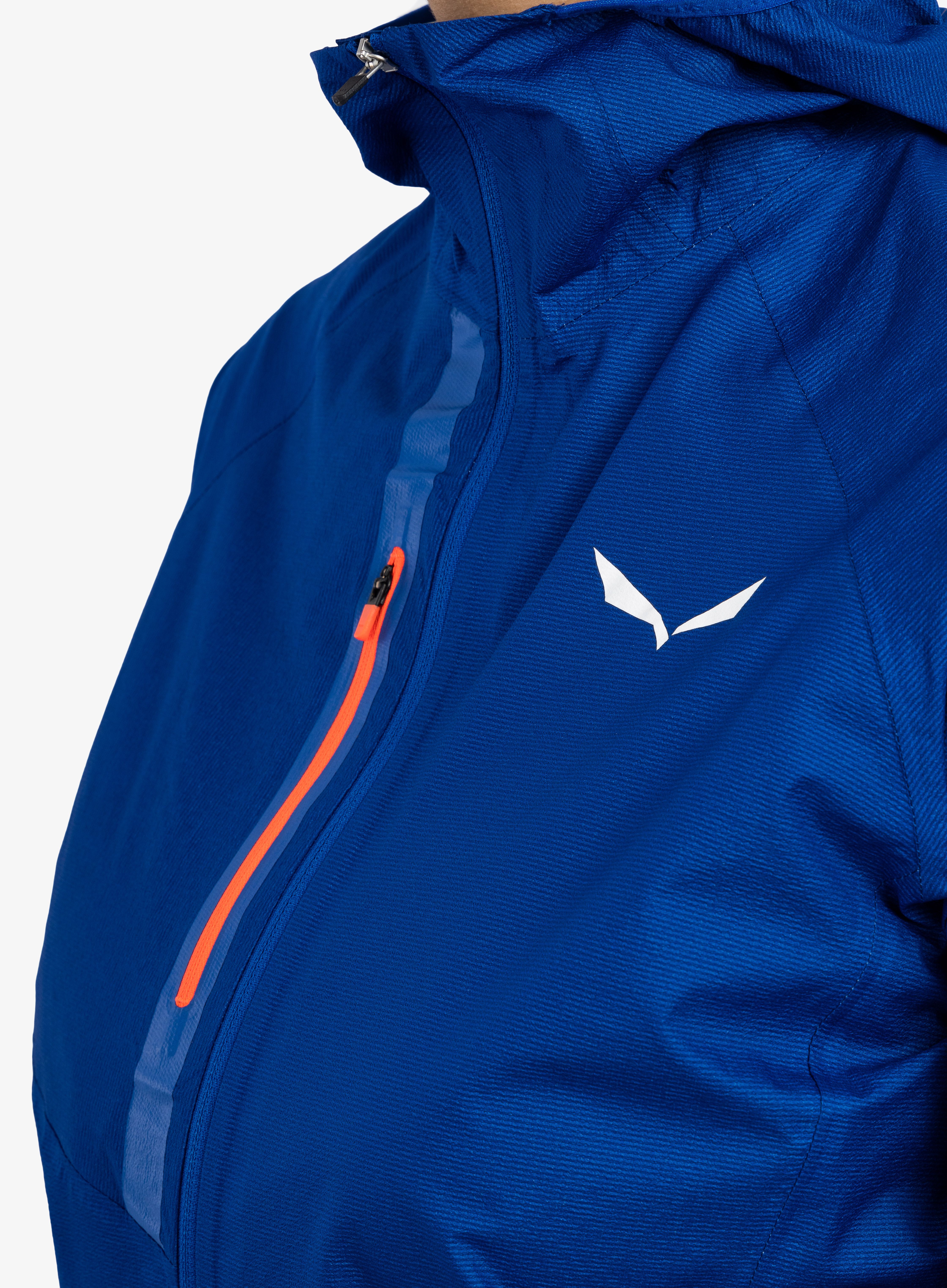 Ženska nepremočljiva jakna Salewa Puez Light PTX Jacket - electric