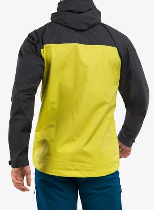 Nepremočljiva jakna Rab Downpour Eco Jacket - graphene/zest
