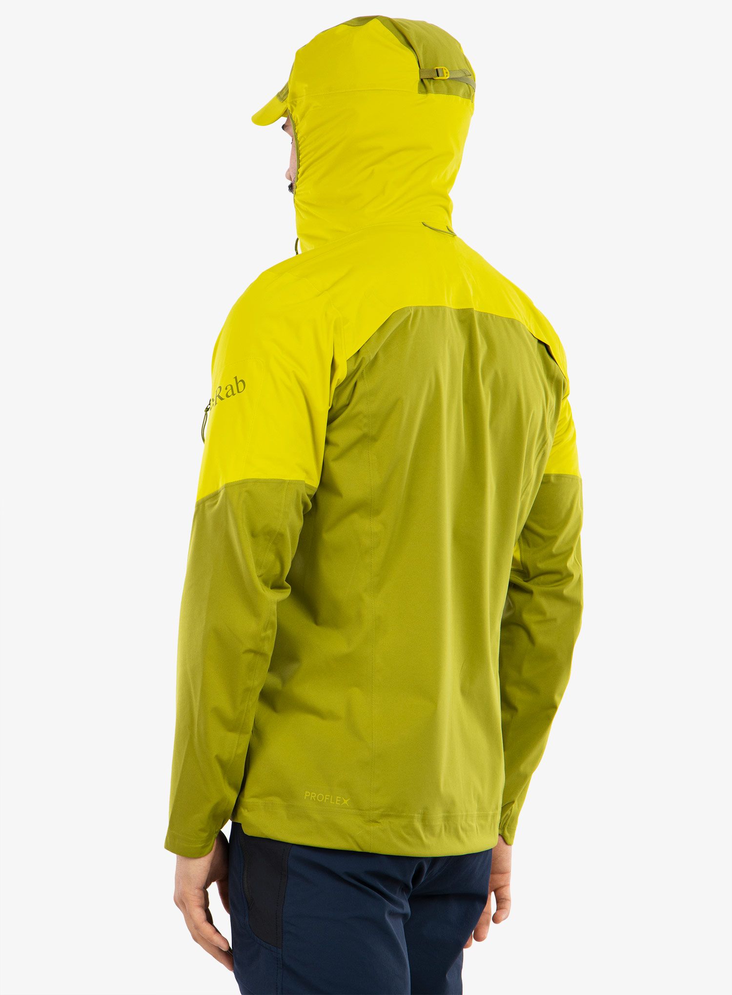 Nepremočljiva jakna Rab Kinetic Ultra Jacket - aspen green/zest