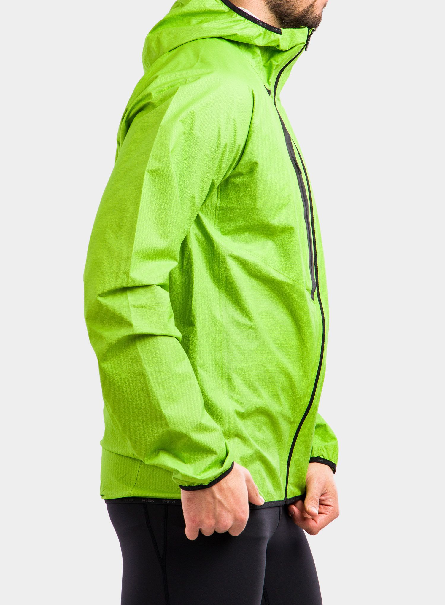 Nepremočljiva jakna Salewa Puez Light PTX Jacket - pale frog