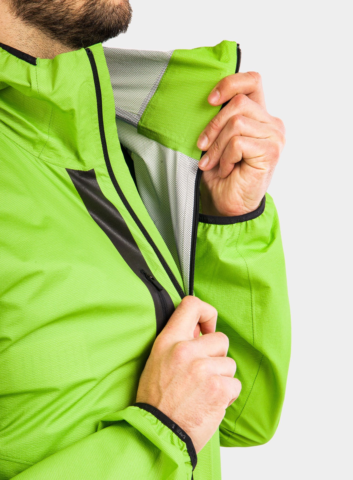 Nepremočljiva jakna Salewa Puez Light PTX Jacket - pale frog