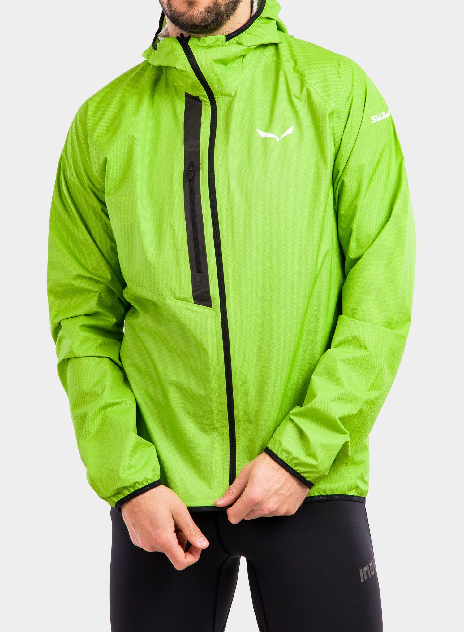 Nepremočljiva jakna Salewa Puez Light PTX Jacket - pale frog