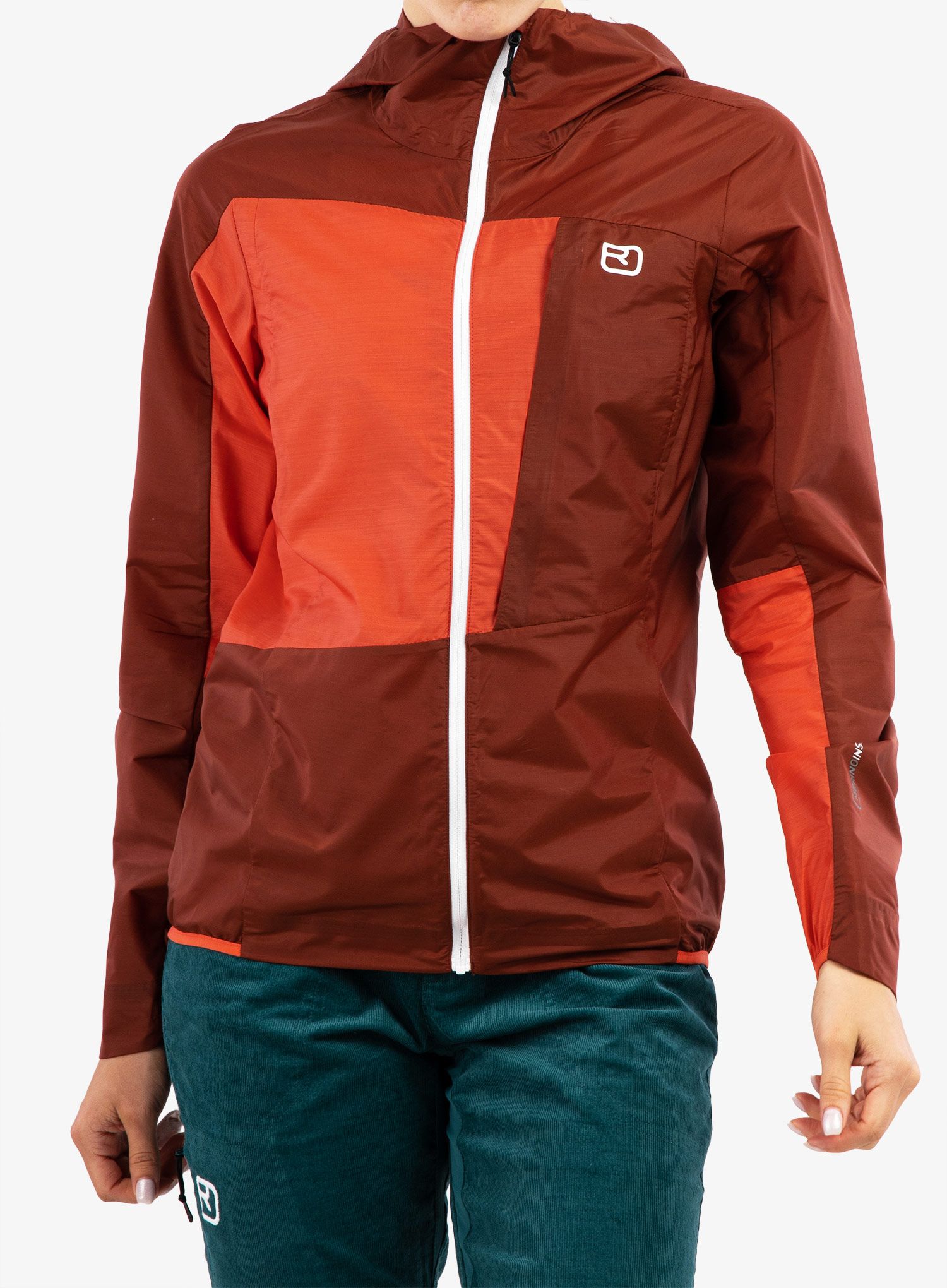 Ženska vetrovka Ortovox Windbreaker Jacket - clay orange