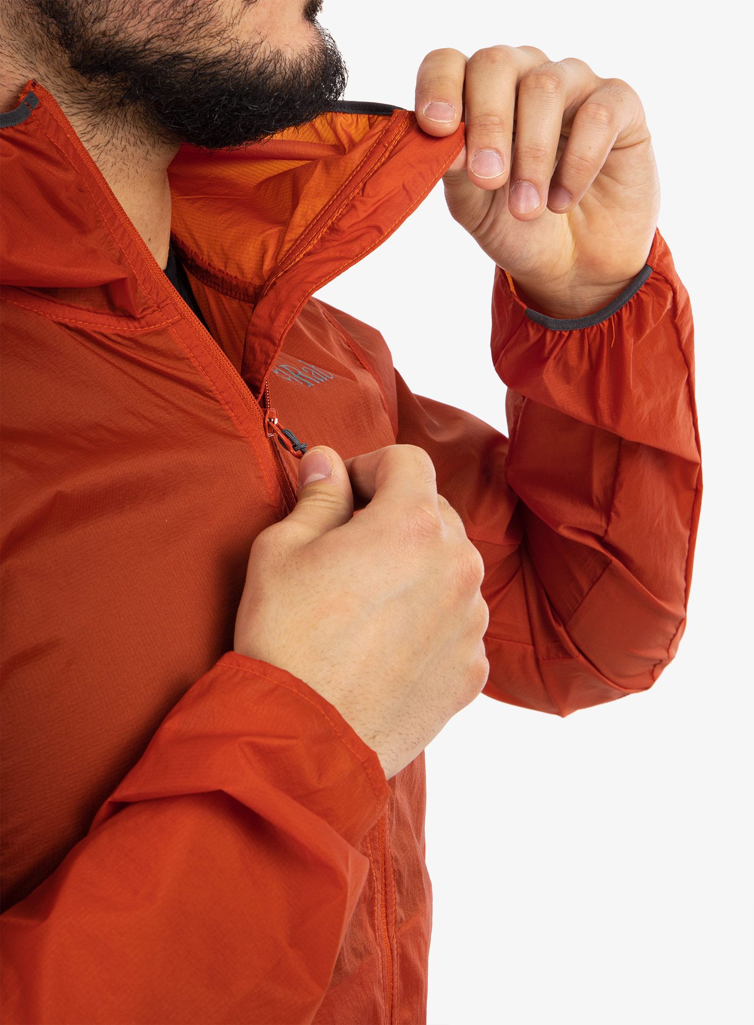 Vetrovka Rab Vital Hoody - firecracker
