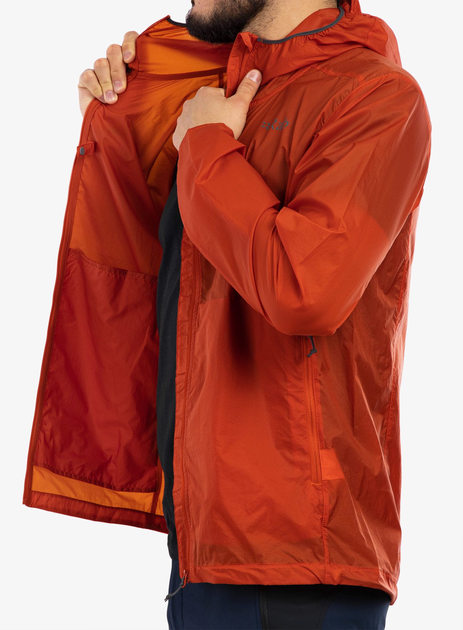 Vetrovka Rab Vital Hoody - firecracker