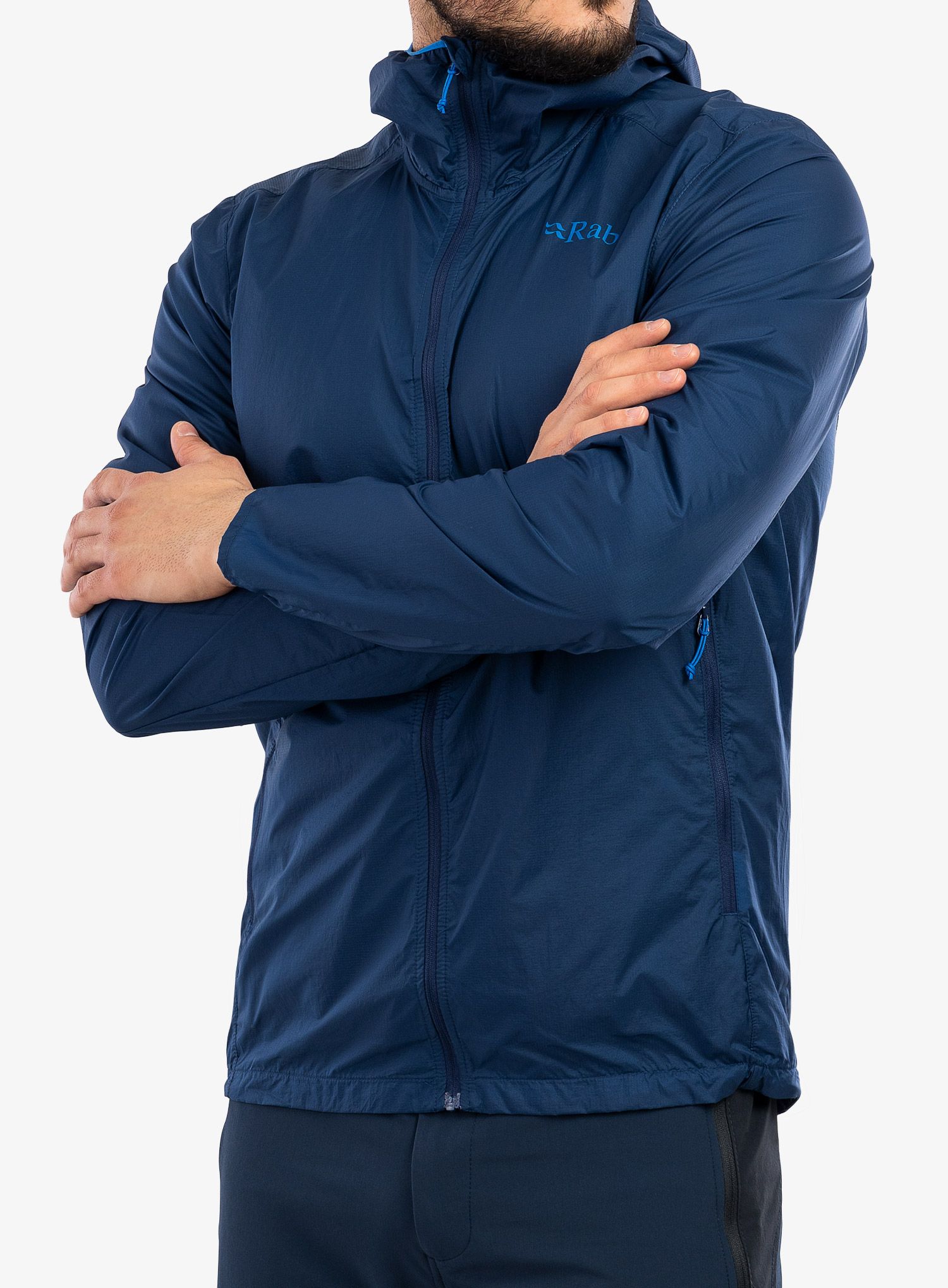 Vetrovka Rab Vital Hoody - nightfall blue