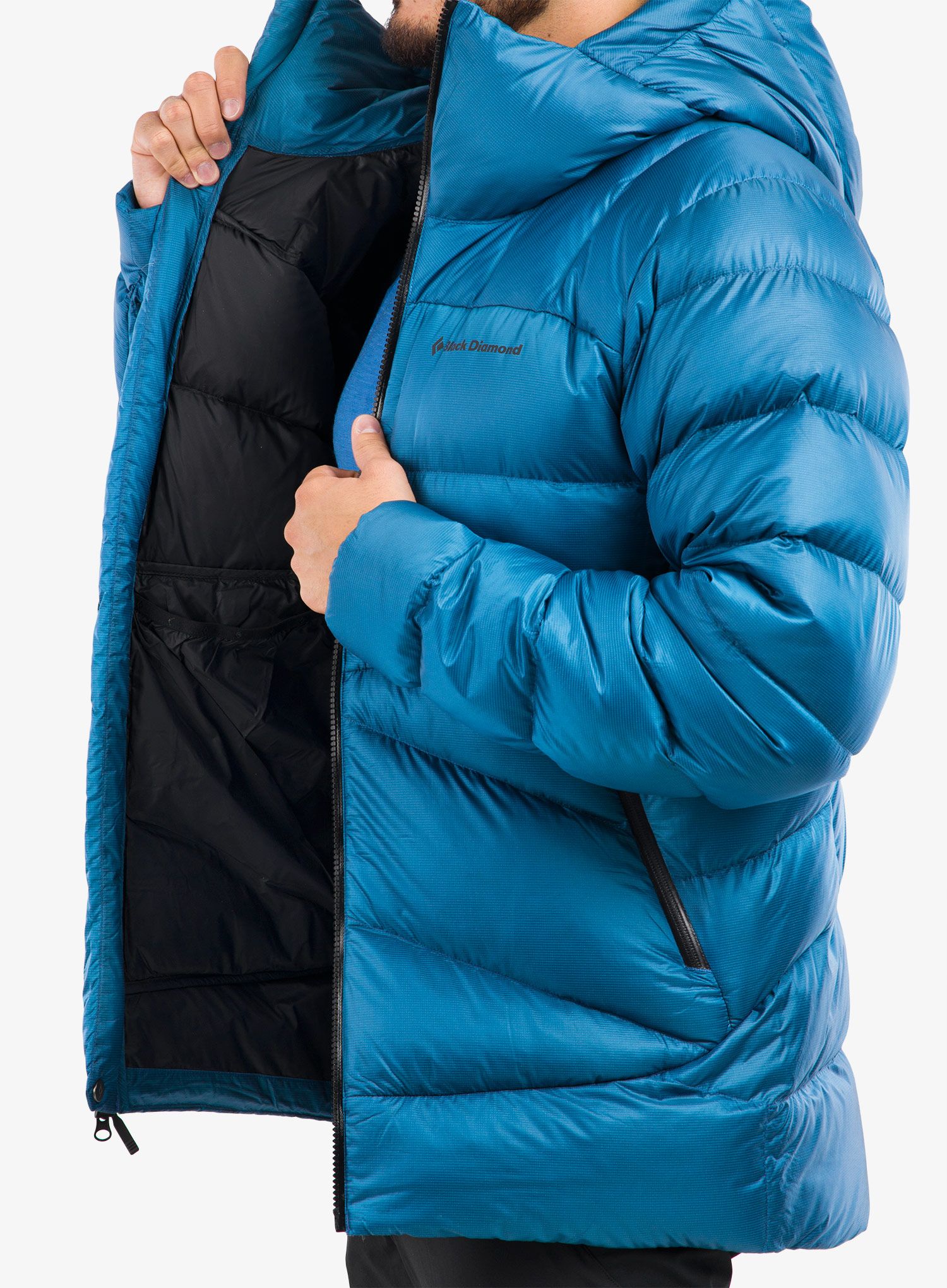 Puhovka Black Diamond Vision Down Parka - kingfisher