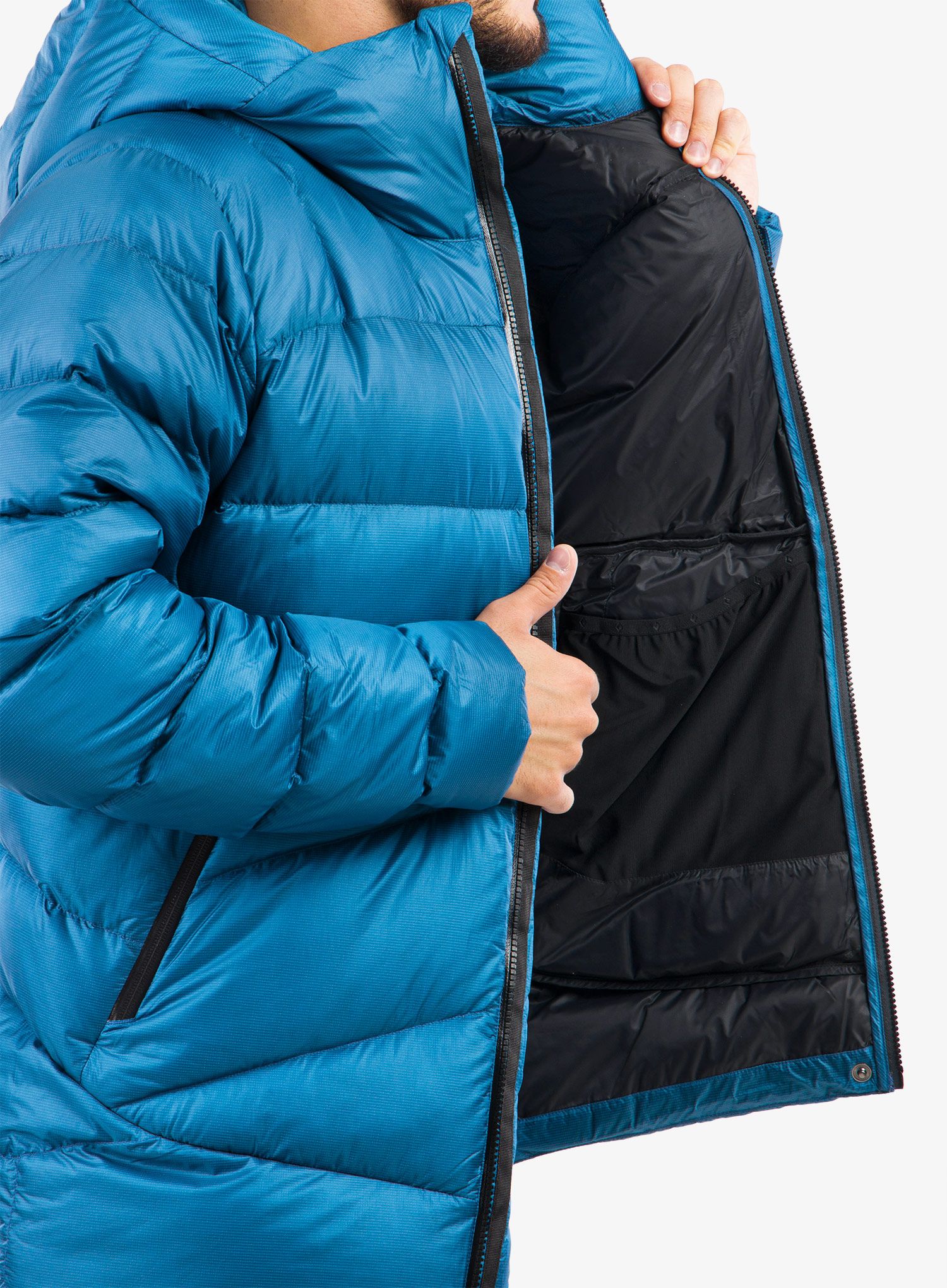 Puhovka Black Diamond Vision Down Parka - kingfisher