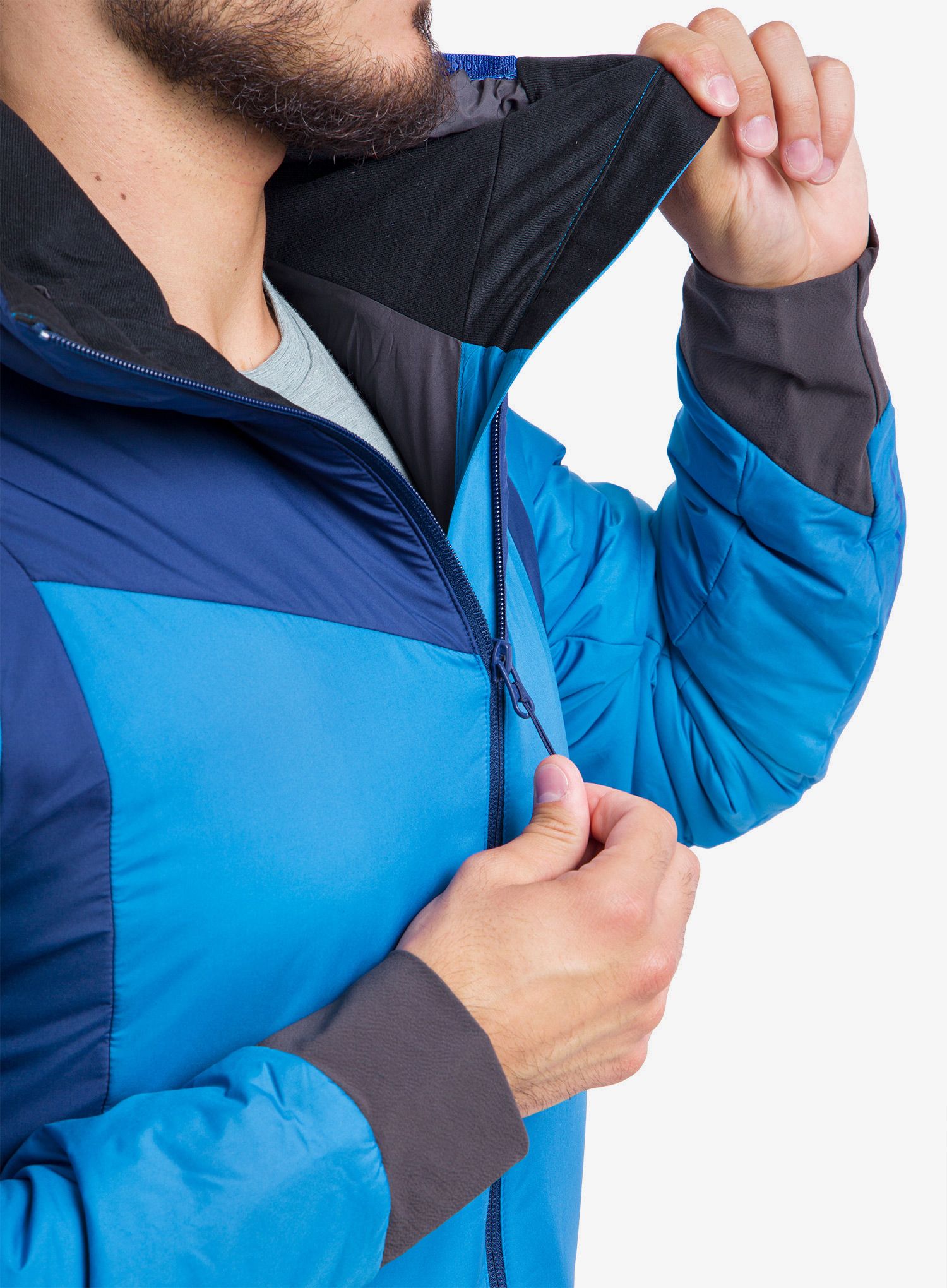 Sintetična jakna BlackYak Calvana Hoody - snorkel blue