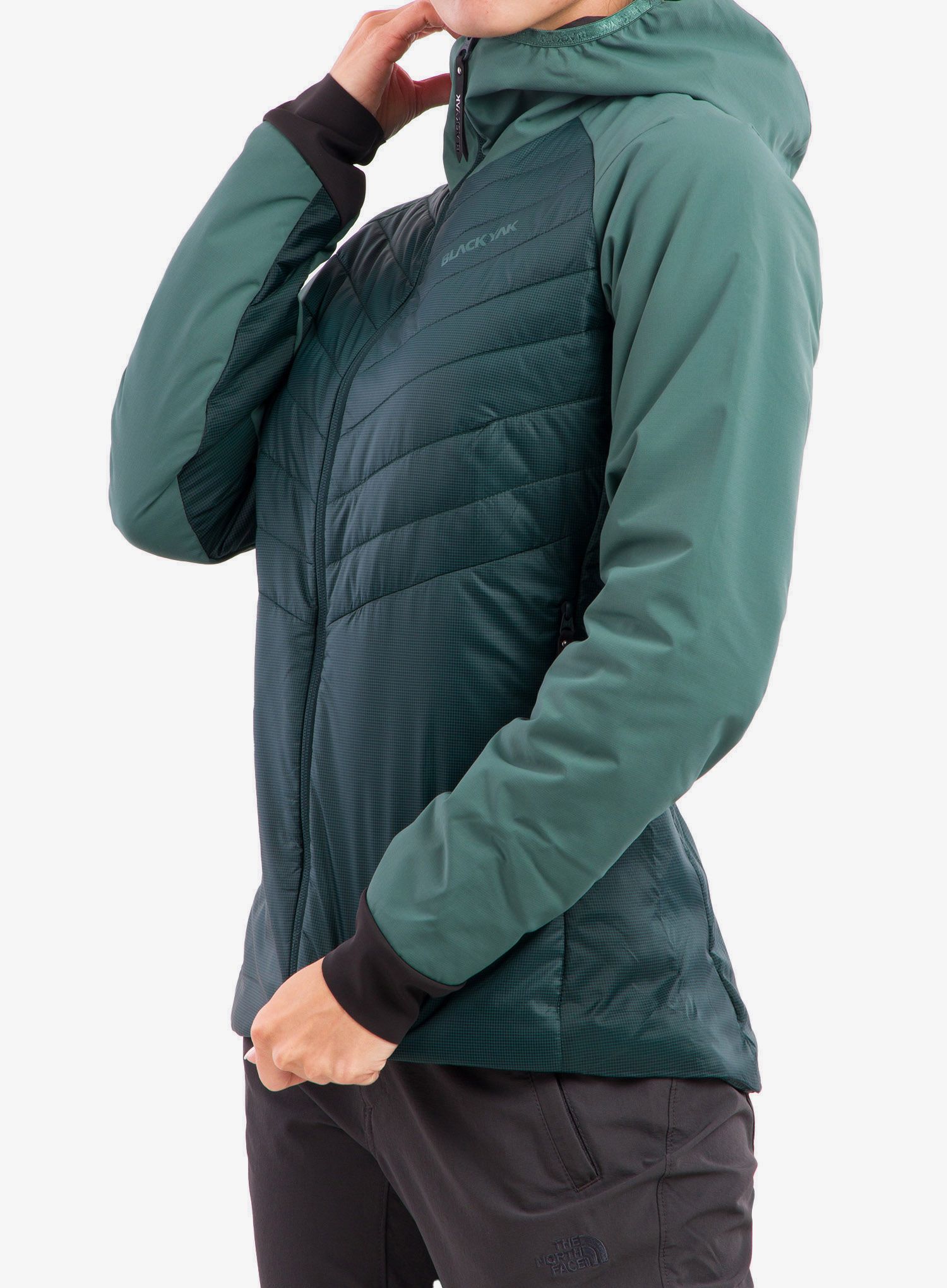 Ženska puhovka BlackYak Ata Jacket - sea moss