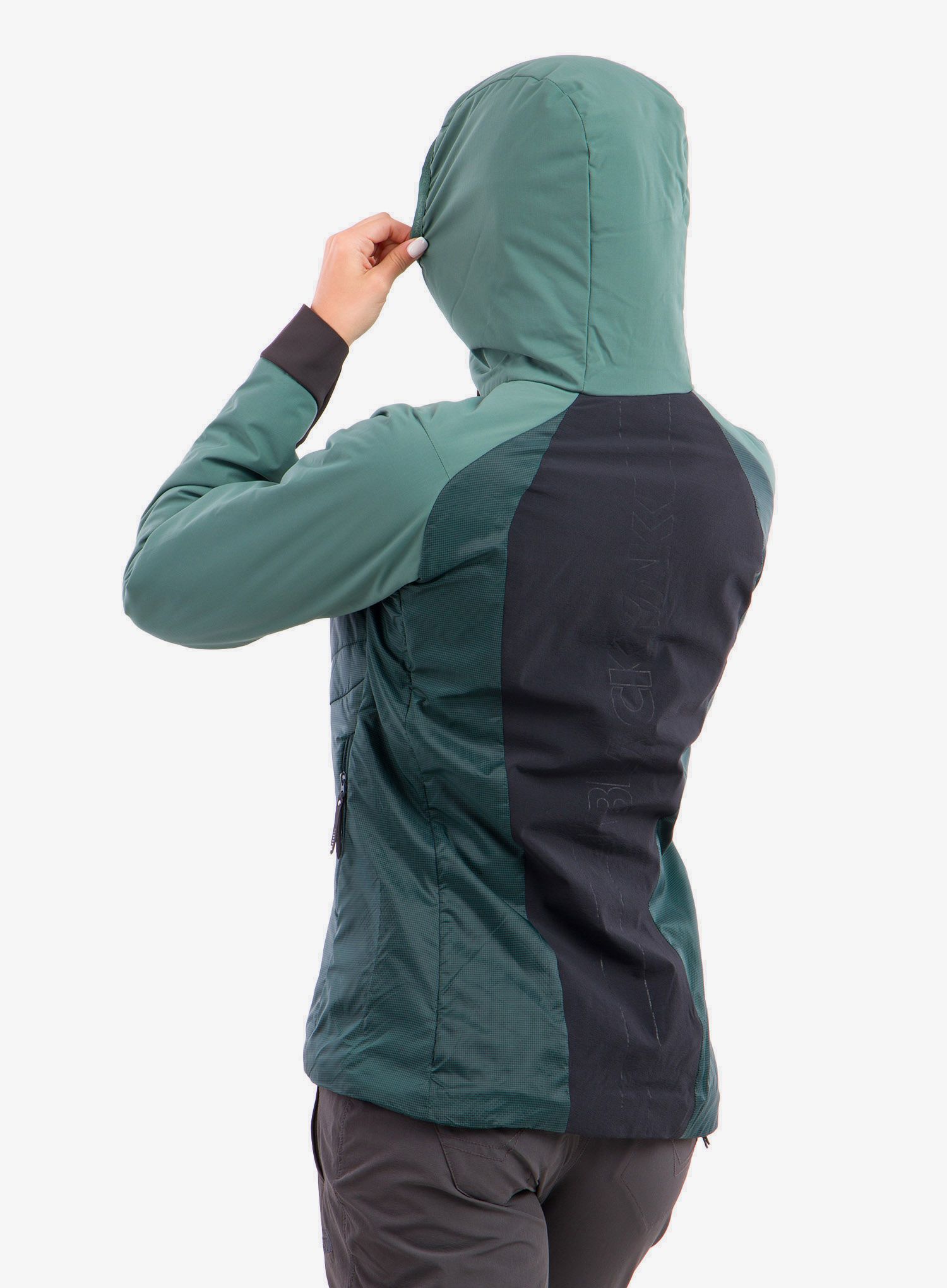 Ženska puhovka BlackYak Ata Jacket - sea moss
