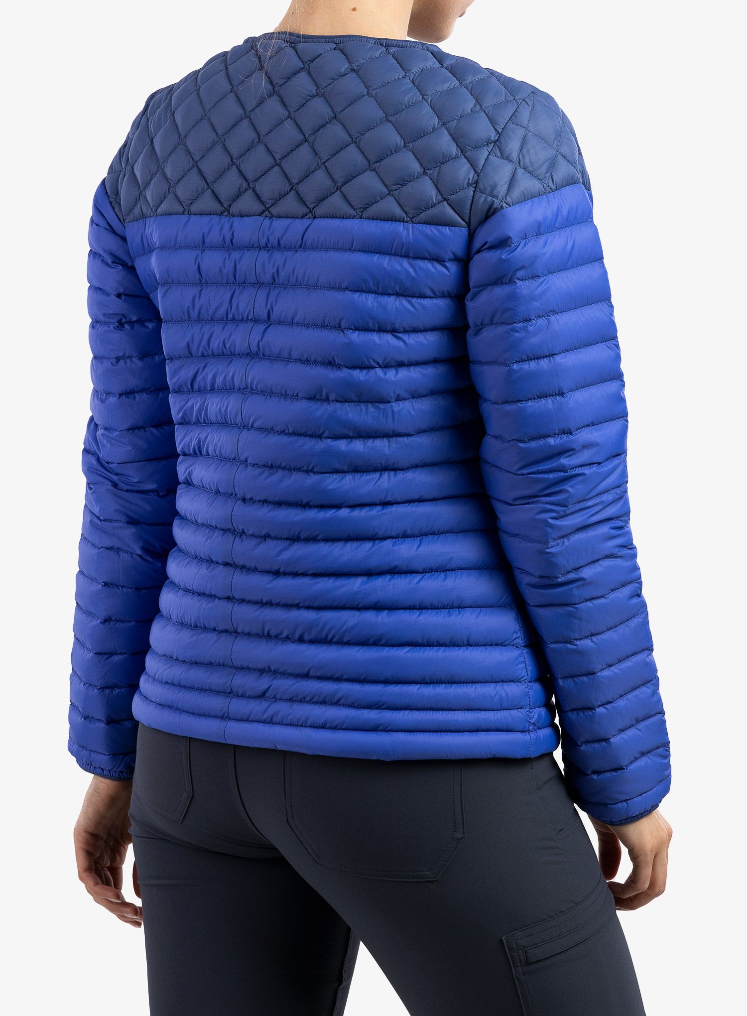 Ženska puhovka Patagonia AlpLight Down Pullover - float blue