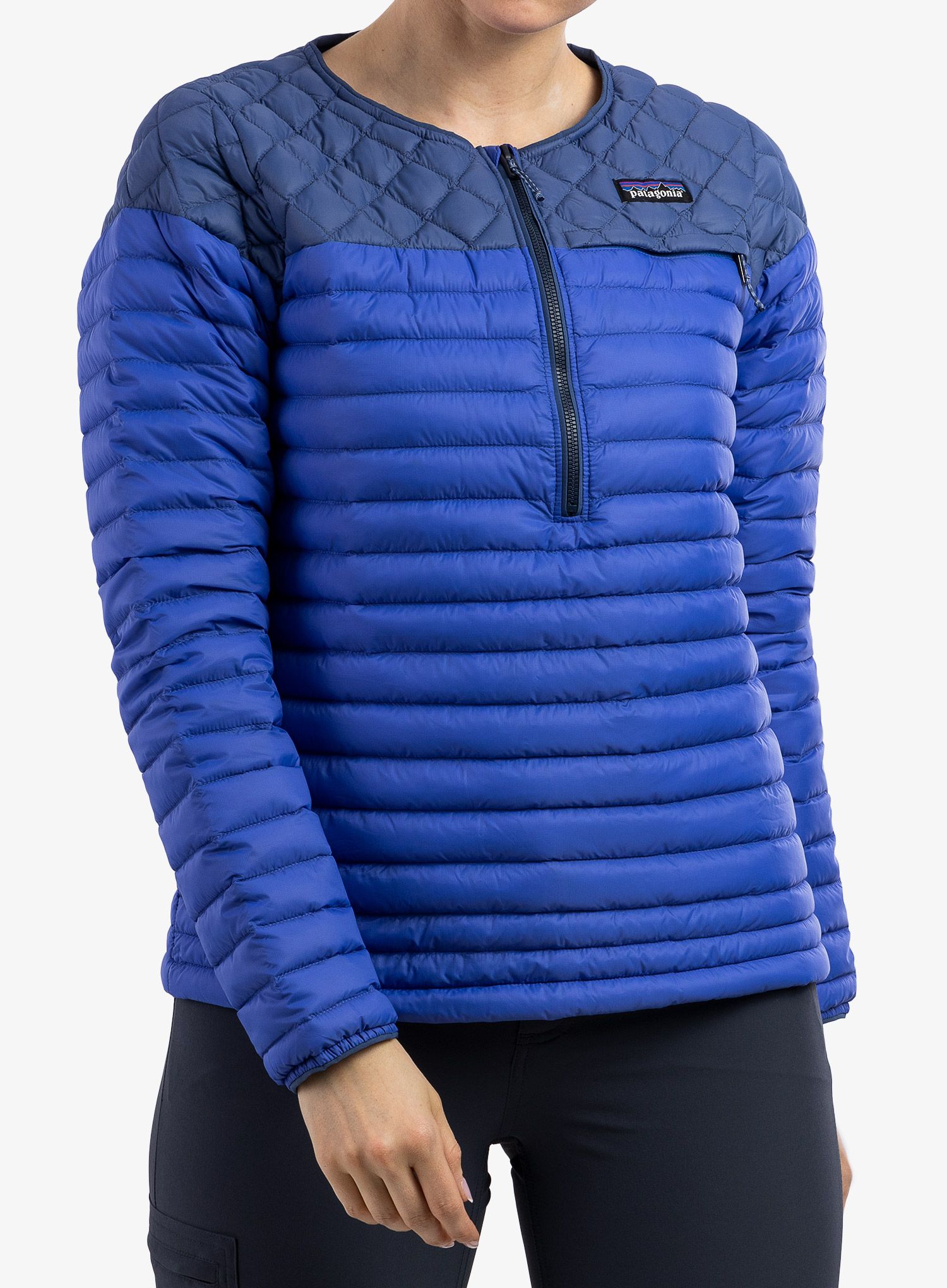 Ženska puhovka Patagonia AlpLight Down Pullover - float blue