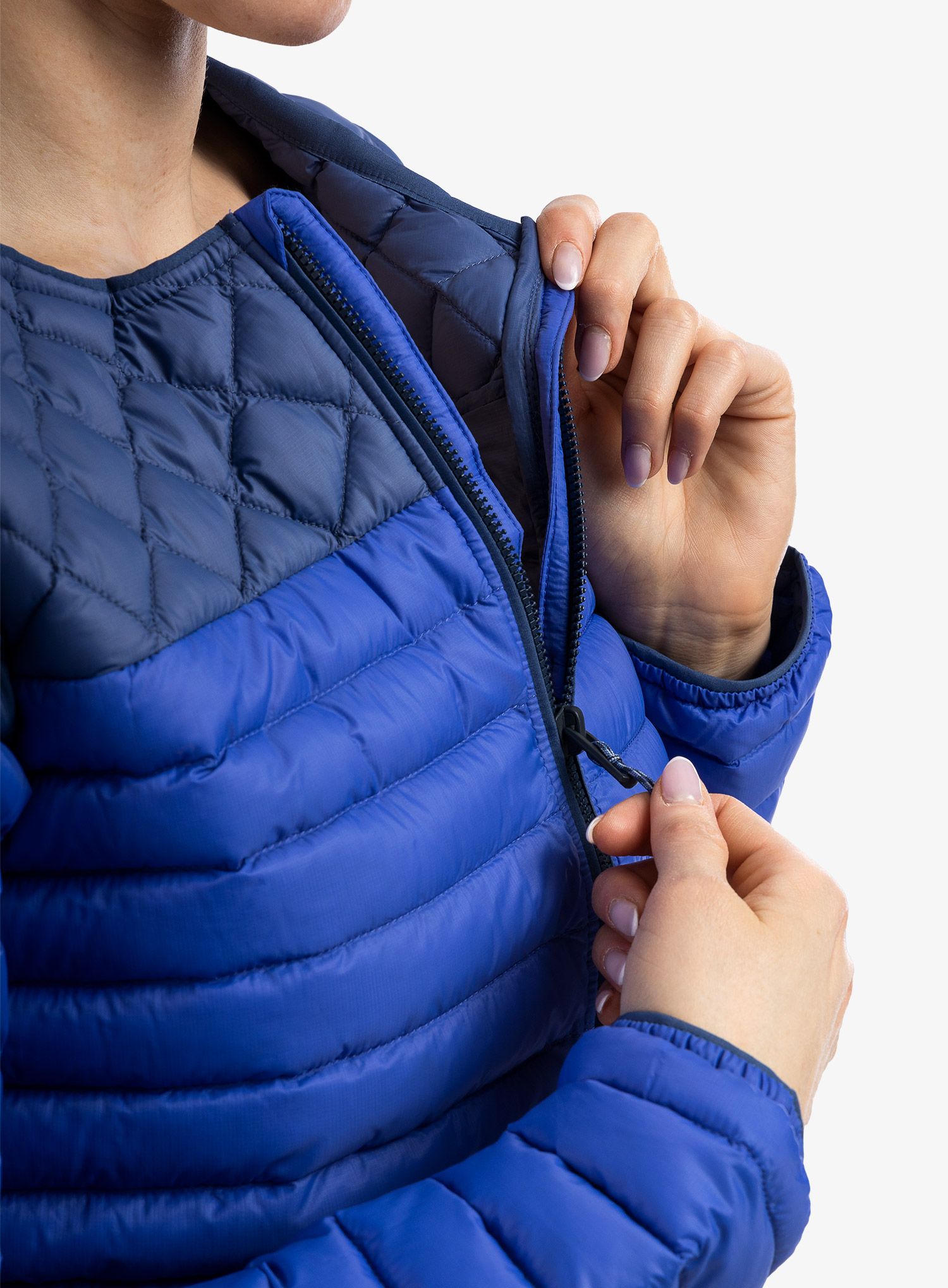 Ženska puhovka Patagonia AlpLight Down Pullover - float blue