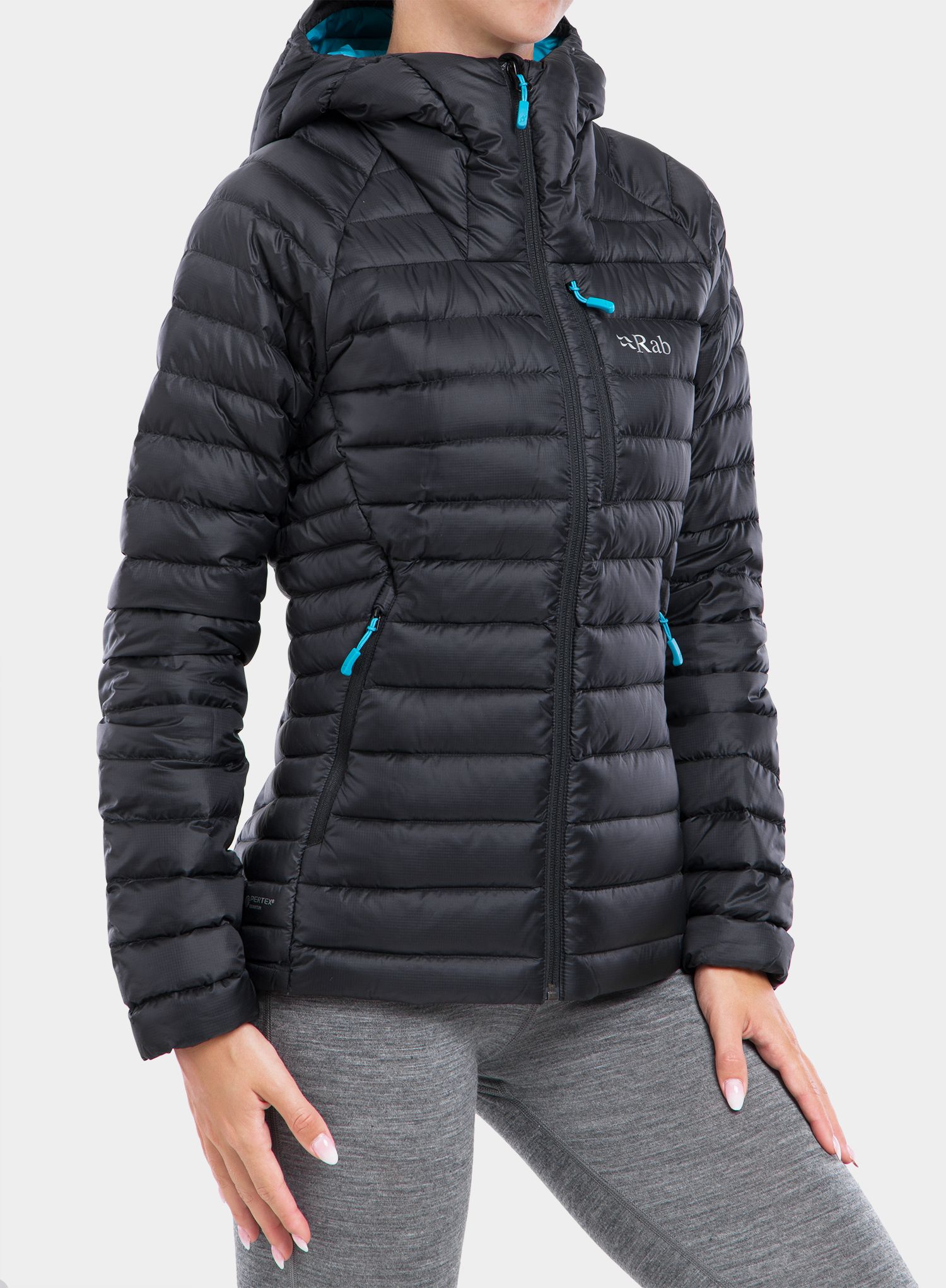Ženska puhovka Rab Microlight Alpine Jacket - black