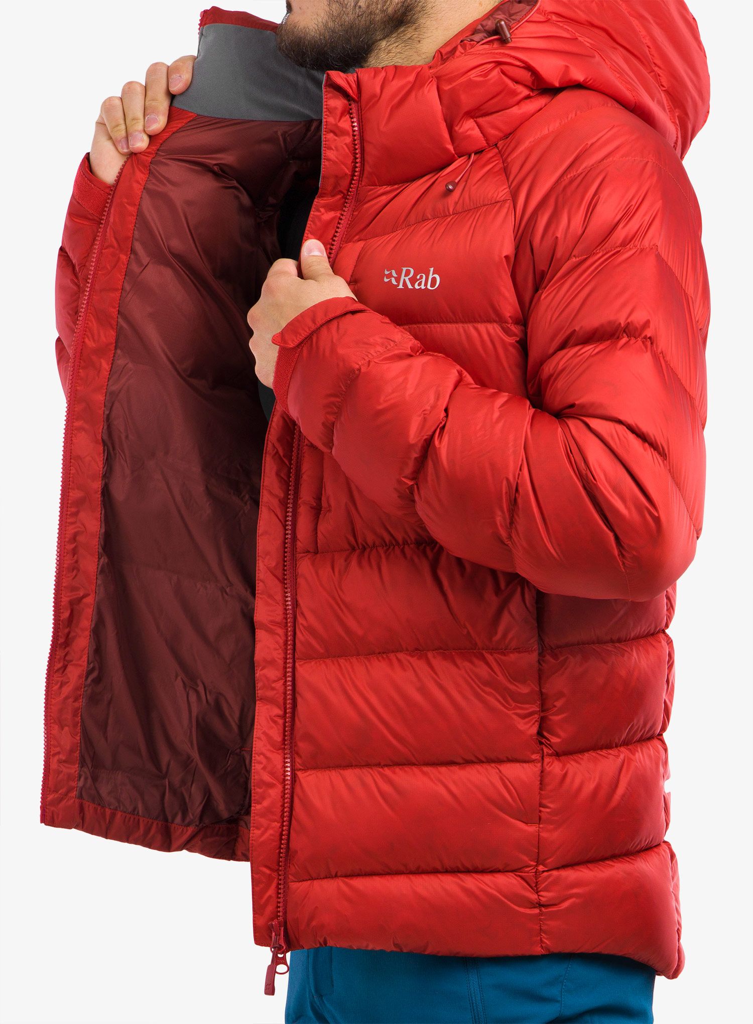 Puhovka Rab Axion Pro Jacket  - ascent red