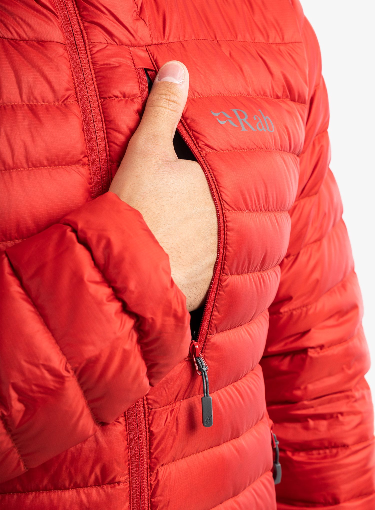 Puhovka Rab Microlight Alpine Jacket - ascent red