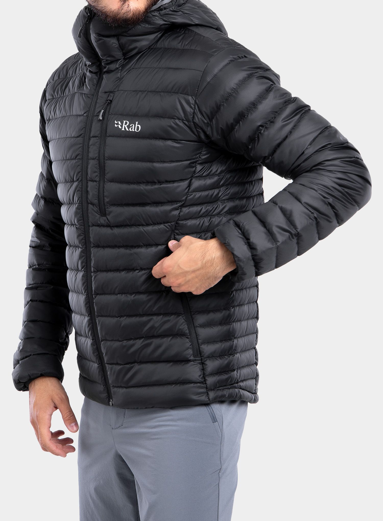 Puhovka Rab Microlight Alpine Jacket - black